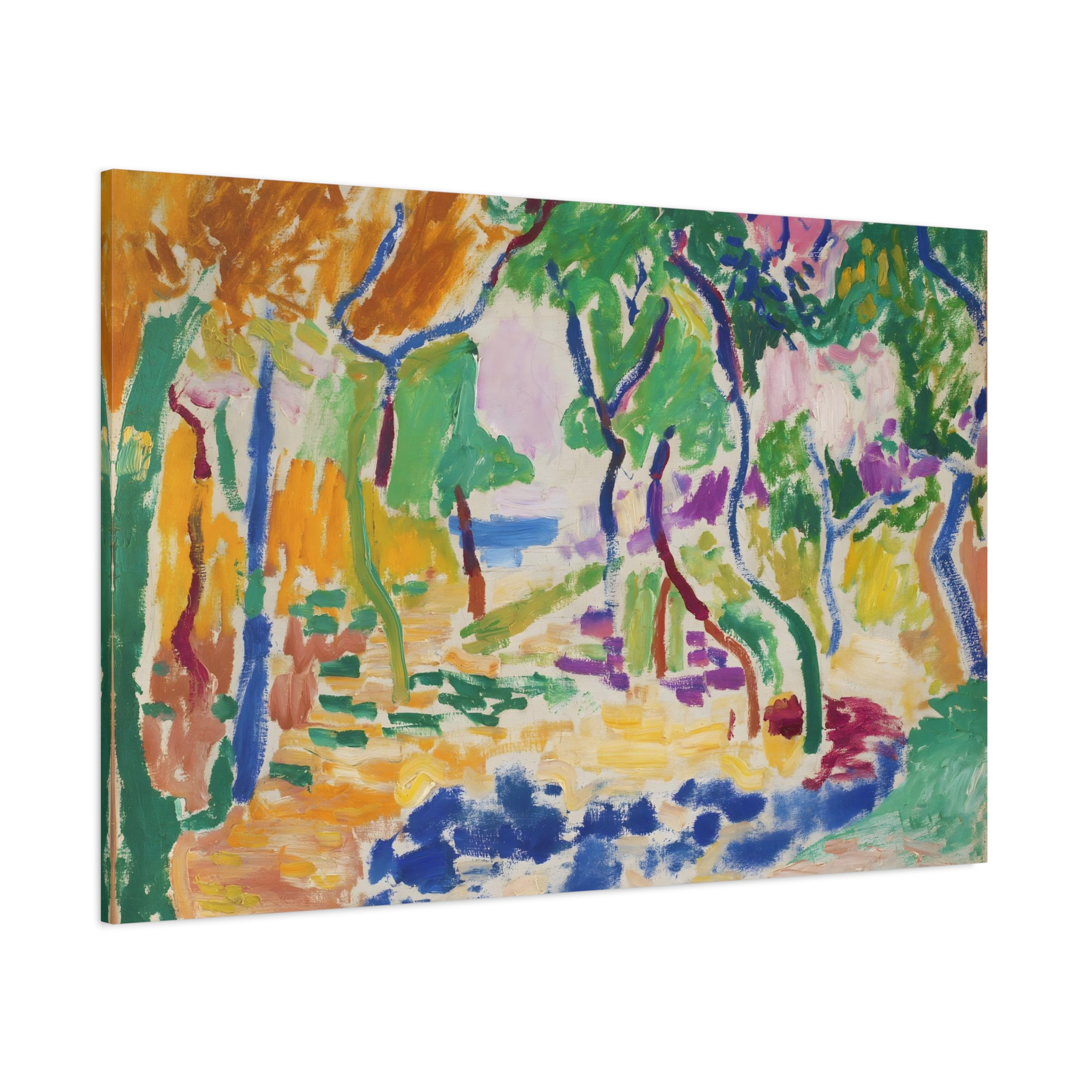 Landscape at Collioure By Henri Matisse Canvas Wall Art Painting Print