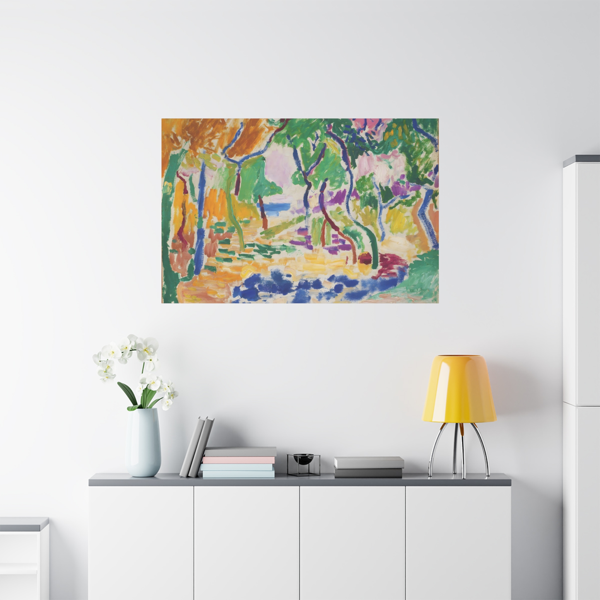 Landscape at Collioure By Henri Matisse Canvas Wall Art Painting Print