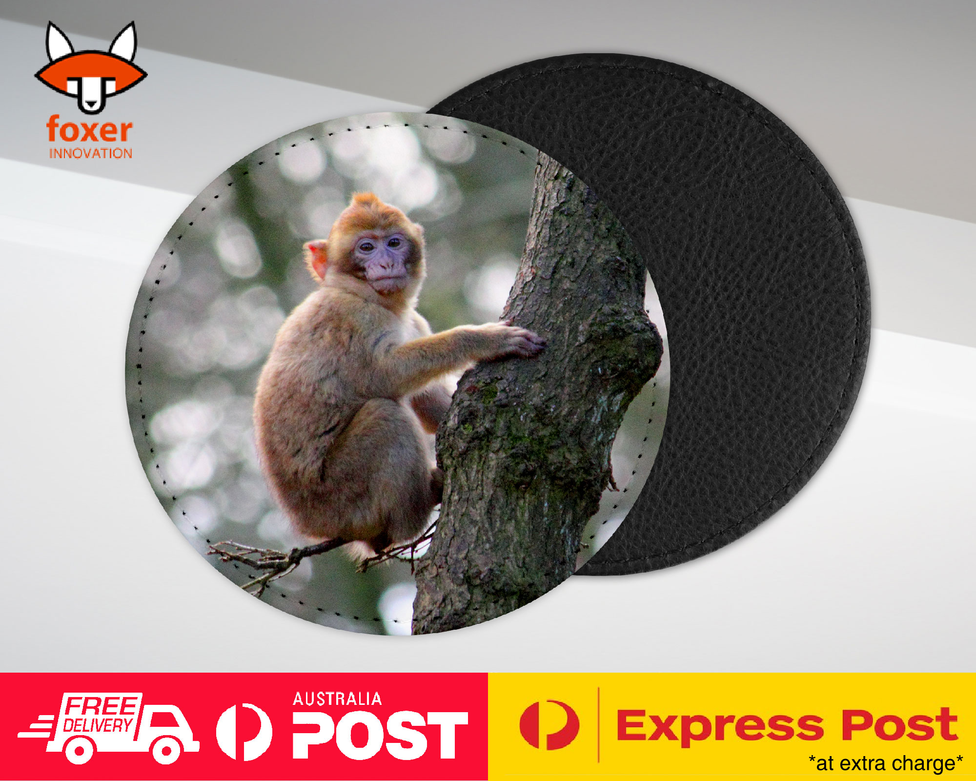 COASTER COFFEE DRINKING MAT|CUTE ADORABLE BROWN MONKEY APE 14