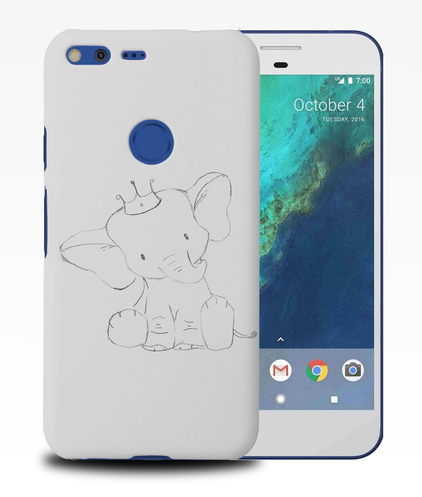CASE COVER FOR GOOGLE PIXEL|BABY ELEPHANT ANIMAL - 第 10/11 張圖片