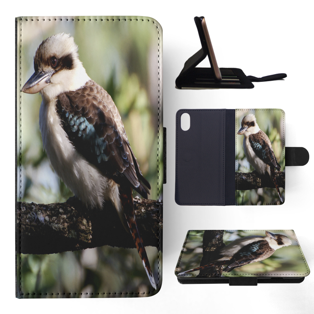 FLIP CASE FOR APPLE IPHONE|BLUE-WINGED KOOKABURRA BIRD #2 - Picture 114 of 193