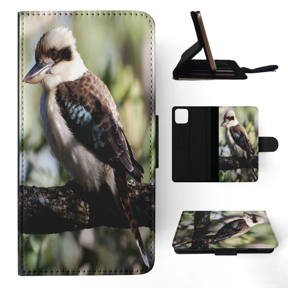 FLIP CASE FOR APPLE IPHONE|BLUE-WINGED KOOKABURRA BIRD #2 - Picture 94 of 193
