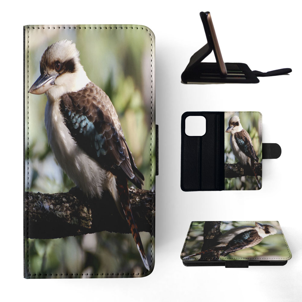 FLIP CASE FOR APPLE IPHONE|BLUE-WINGED KOOKABURRA BIRD #2 - Picture 71 of 193