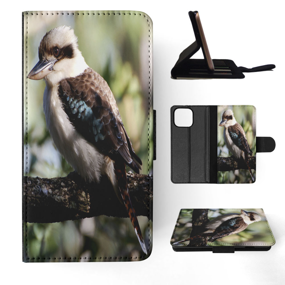 FLIP CASE FOR APPLE IPHONE|BLUE-WINGED KOOKABURRA BIRD #2 - Picture 66 of 193