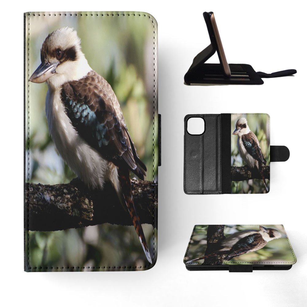 FLIP CASE FOR APPLE IPHONE|BLUE-WINGED KOOKABURRA BIRD #2 - Picture 61 of 193