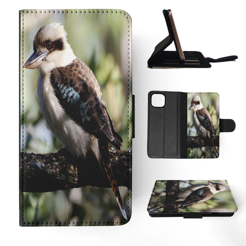 FLIP CASE FOR APPLE IPHONE|BLUE-WINGED KOOKABURRA BIRD #2 - Picture 56 of 193