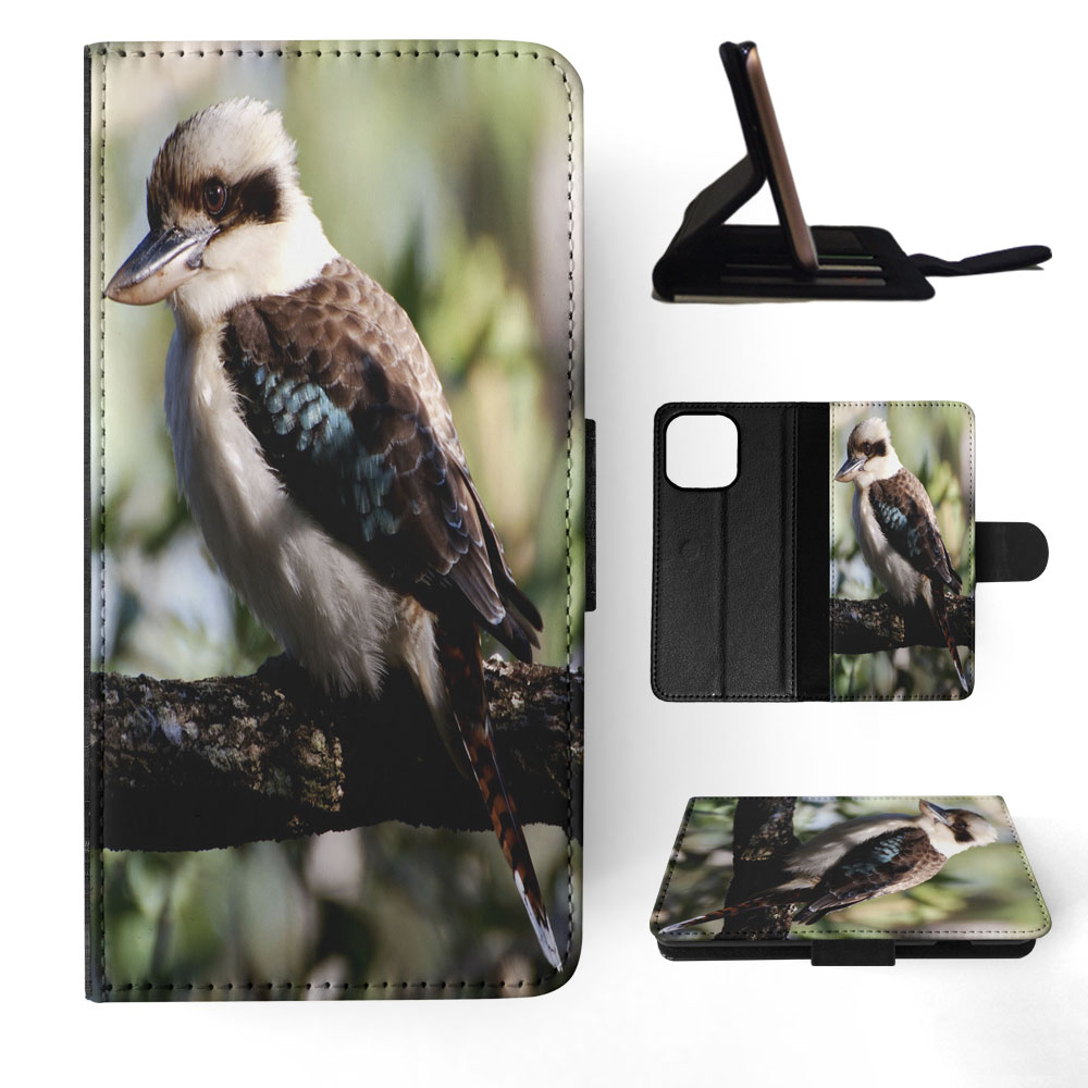 FLIP CASE FOR APPLE IPHONE|BLUE-WINGED KOOKABURRA BIRD #2 - Picture 46 of 193