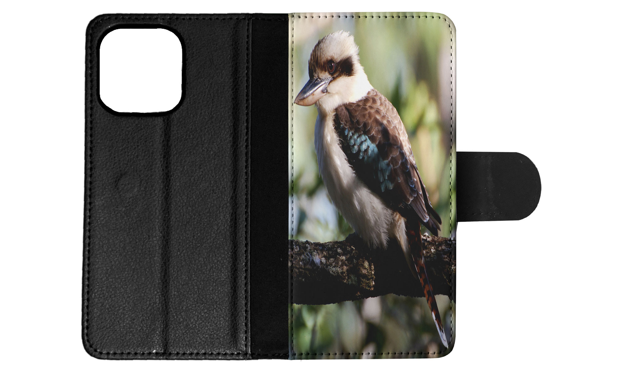 FLIP CASE FOR APPLE IPHONE|BLUE-WINGED KOOKABURRA BIRD #2 - Picture 49 of 193