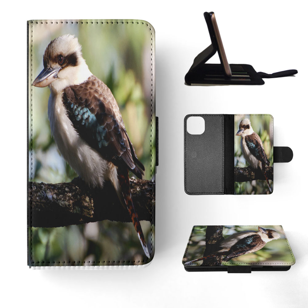 FLIP CASE FOR APPLE IPHONE|BLUE-WINGED KOOKABURRA BIRD #2 - Picture 41 of 193