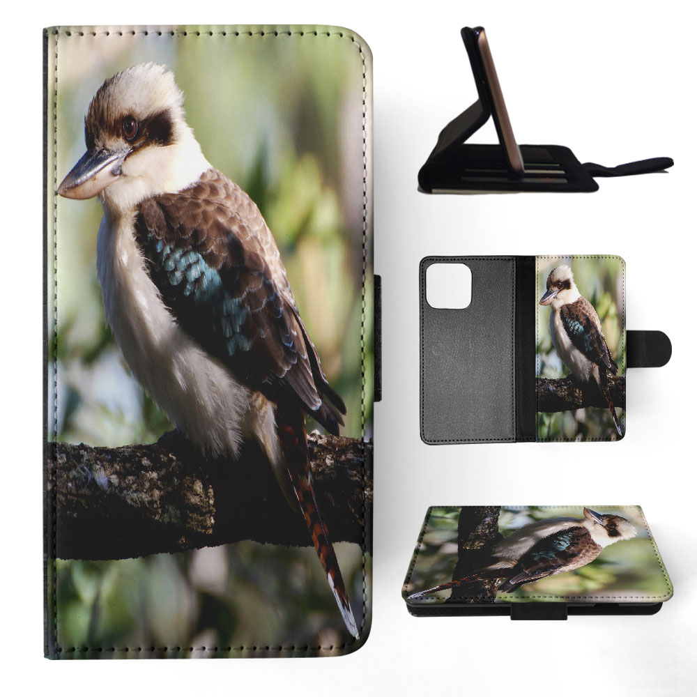 FLIP CASE FOR APPLE IPHONE|BLUE-WINGED KOOKABURRA BIRD #2 - Picture 26 of 193