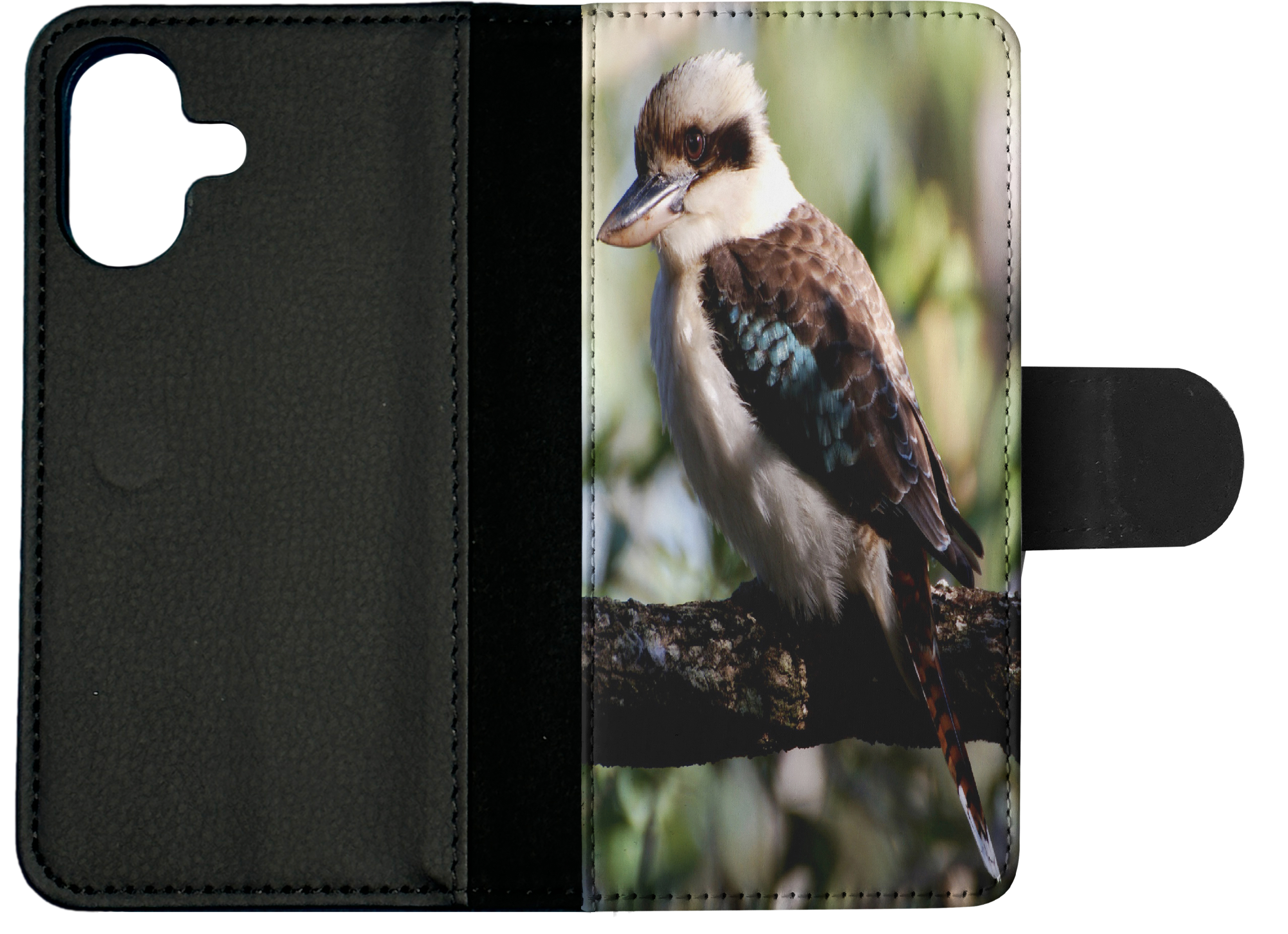 FLIP CASE FOR APPLE IPHONE|BLUE-WINGED KOOKABURRA BIRD #2 - Picture 24 of 193