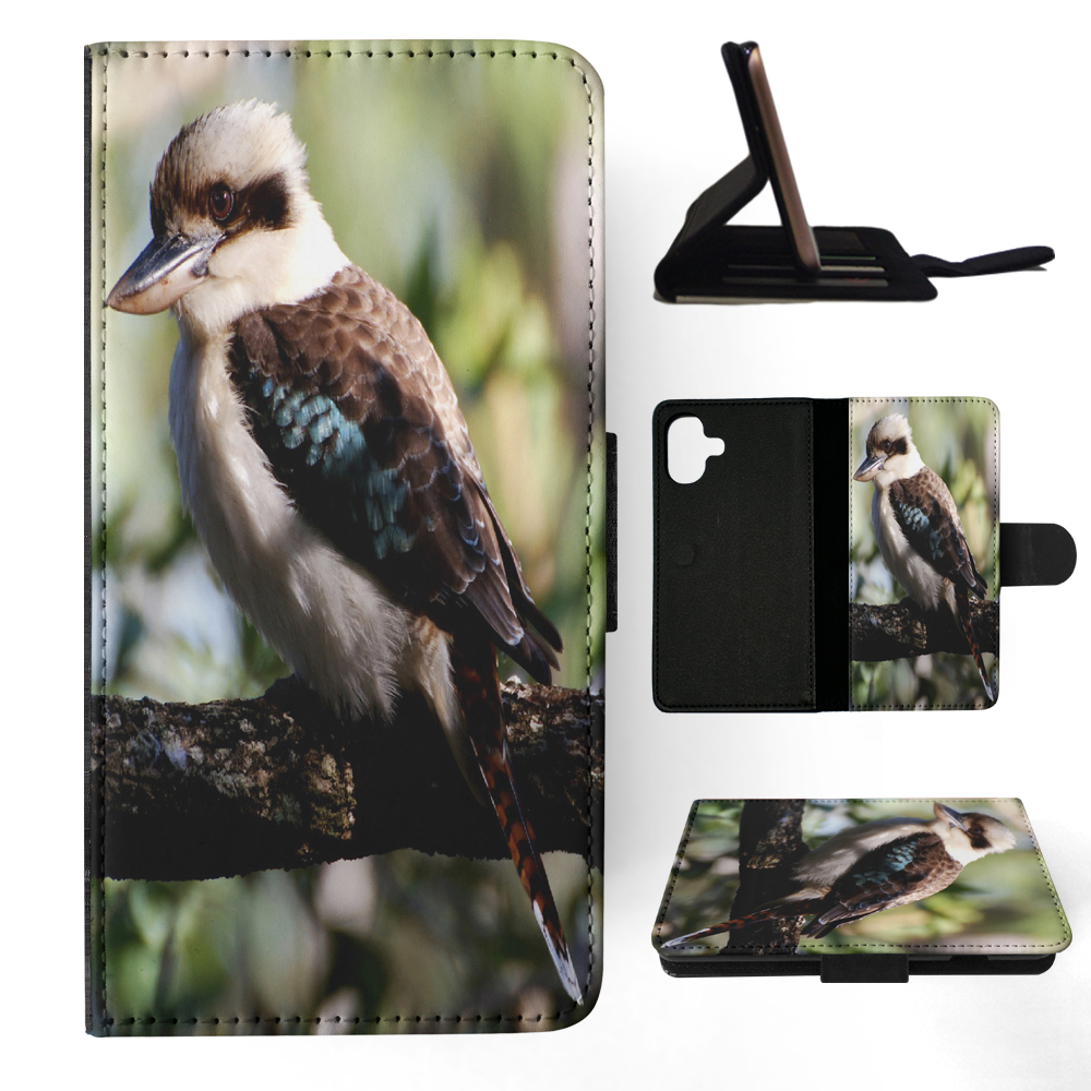 FLIP CASE FOR APPLE IPHONE|BLUE-WINGED KOOKABURRA BIRD #2 - Picture 16 of 193