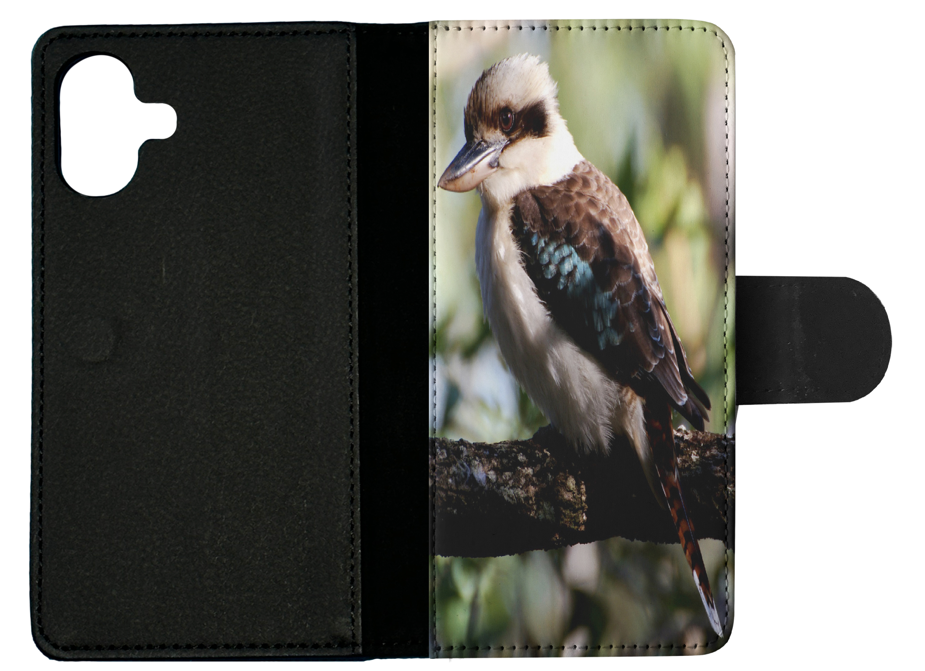 FLIP CASE FOR APPLE IPHONE|BLUE-WINGED KOOKABURRA BIRD #2 - Picture 19 of 193