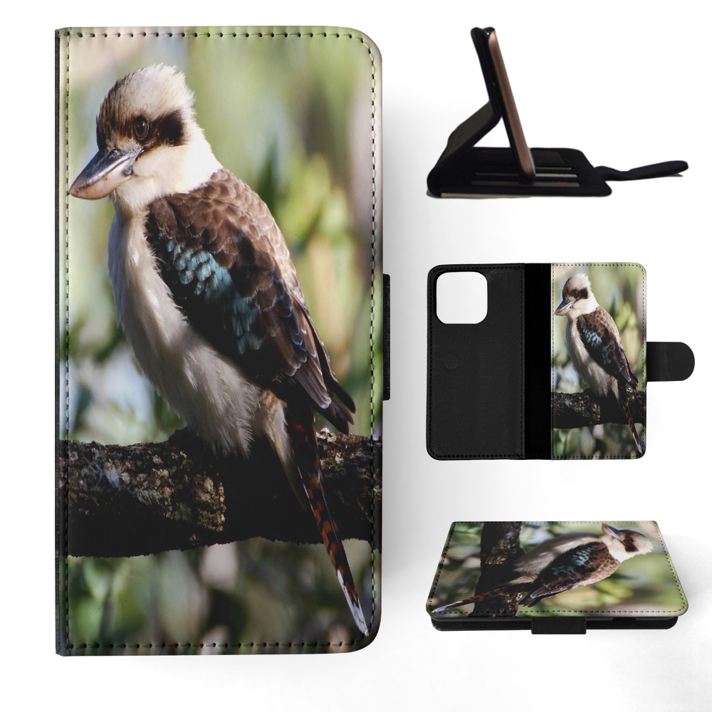 FLIP CASE FOR APPLE IPHONE|BLUE-WINGED KOOKABURRA BIRD #2 - Picture 11 of 193