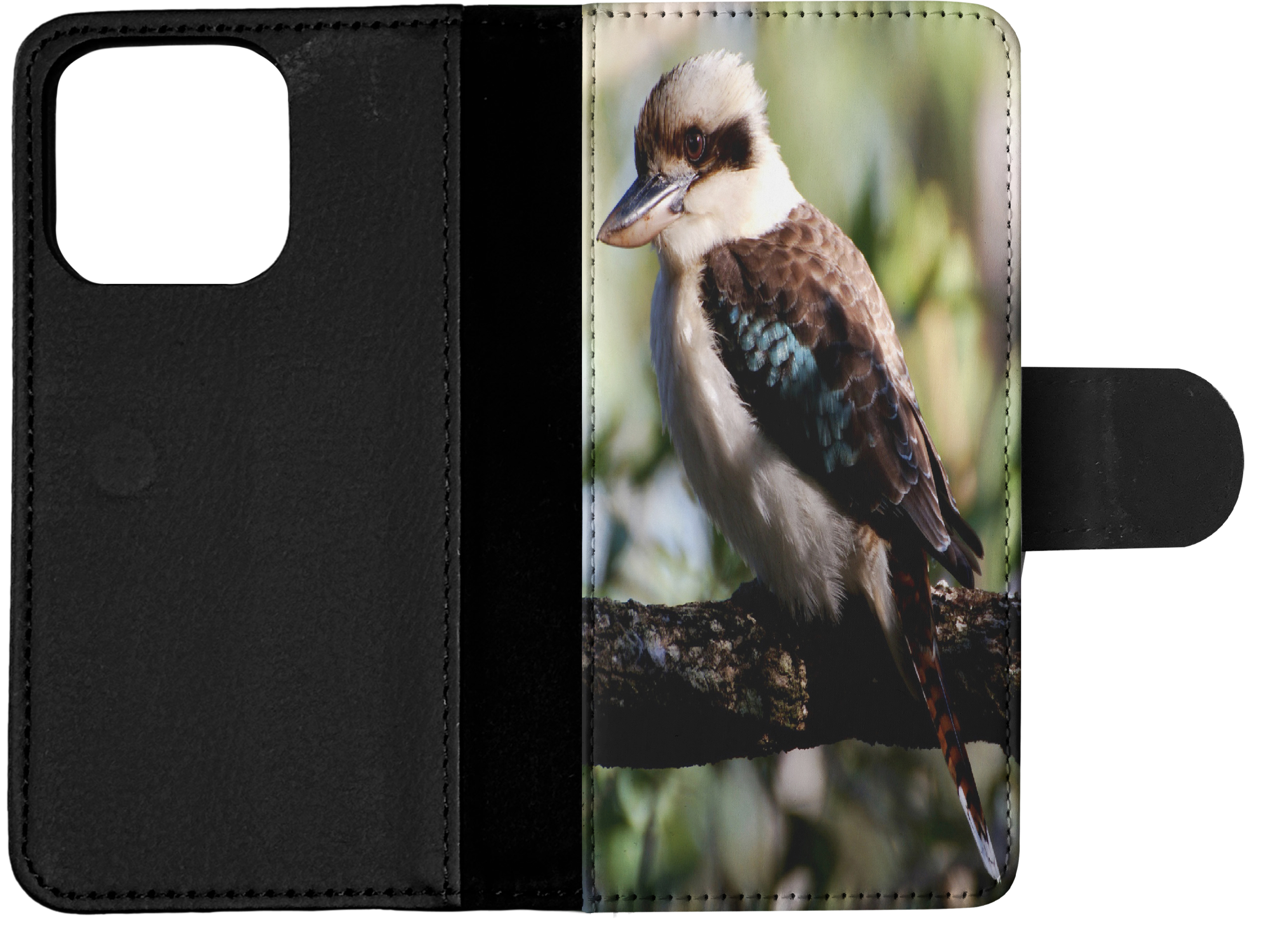 FLIP CASE FOR APPLE IPHONE|BLUE-WINGED KOOKABURRA BIRD #2 - Picture 14 of 193