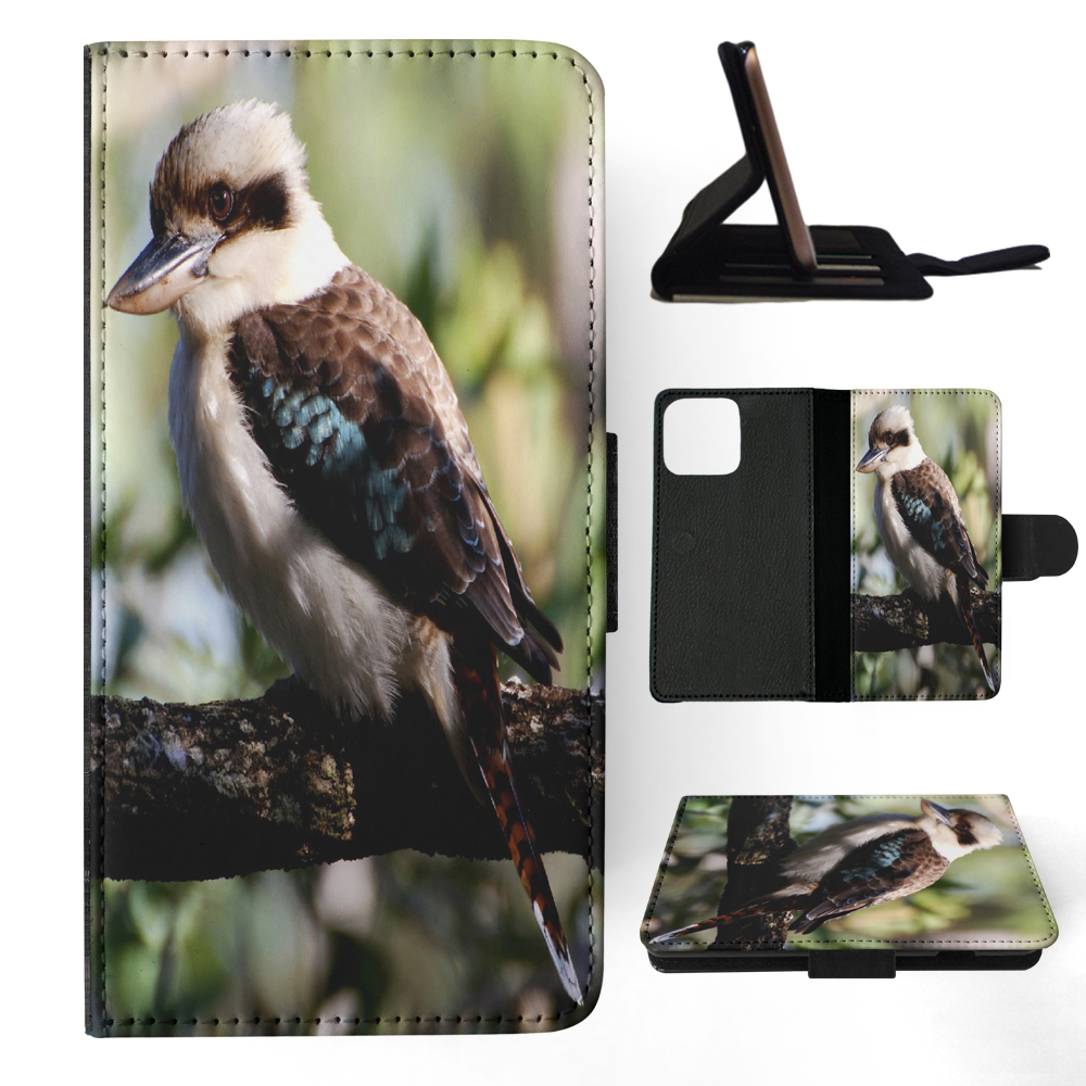 FLIP CASE FOR APPLE IPHONE|BLUE-WINGED KOOKABURRA BIRD #2 - Picture 6 of 193