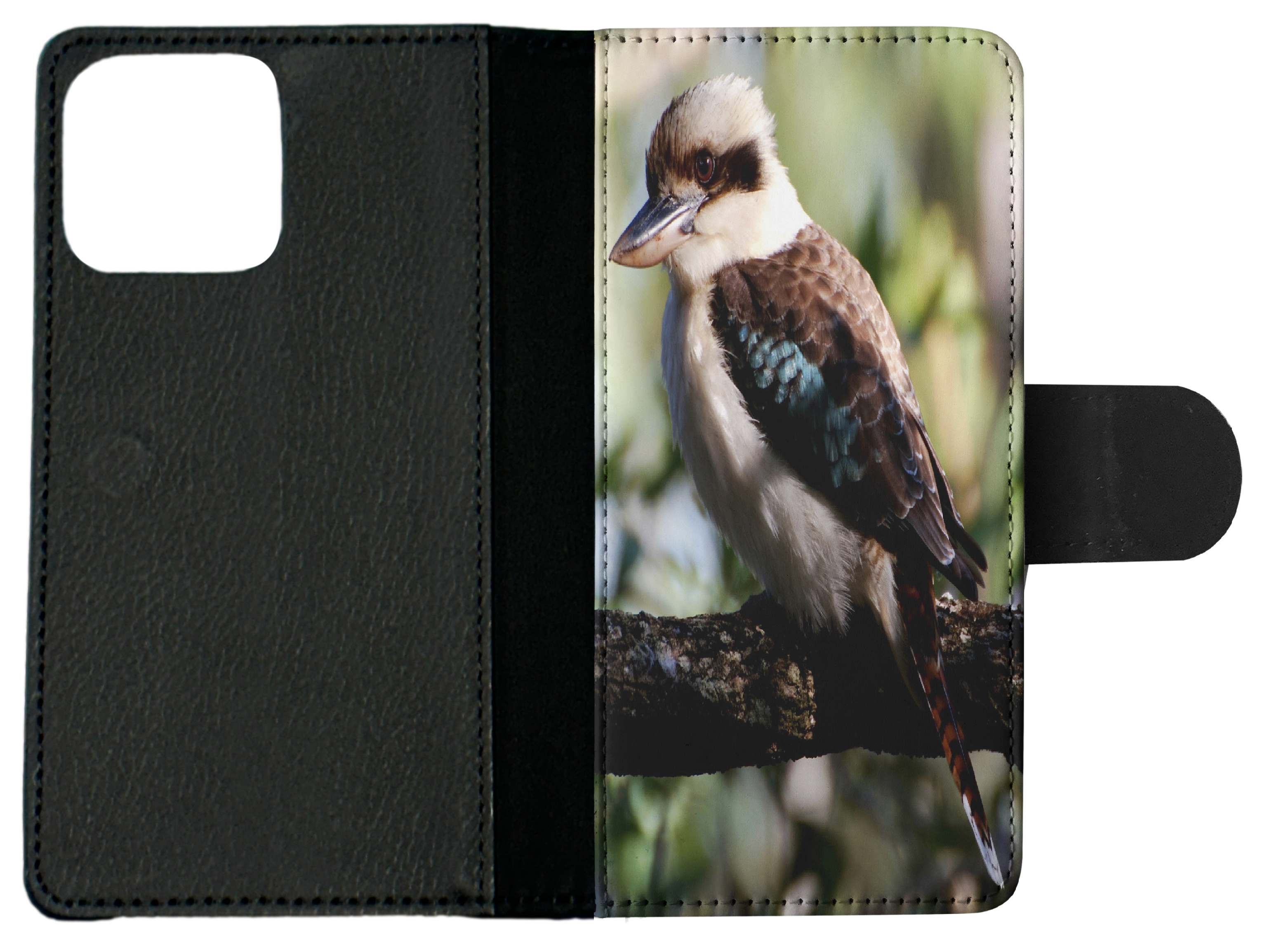 FLIP CASE FOR APPLE IPHONE|BLUE-WINGED KOOKABURRA BIRD #2 - Picture 9 of 193
