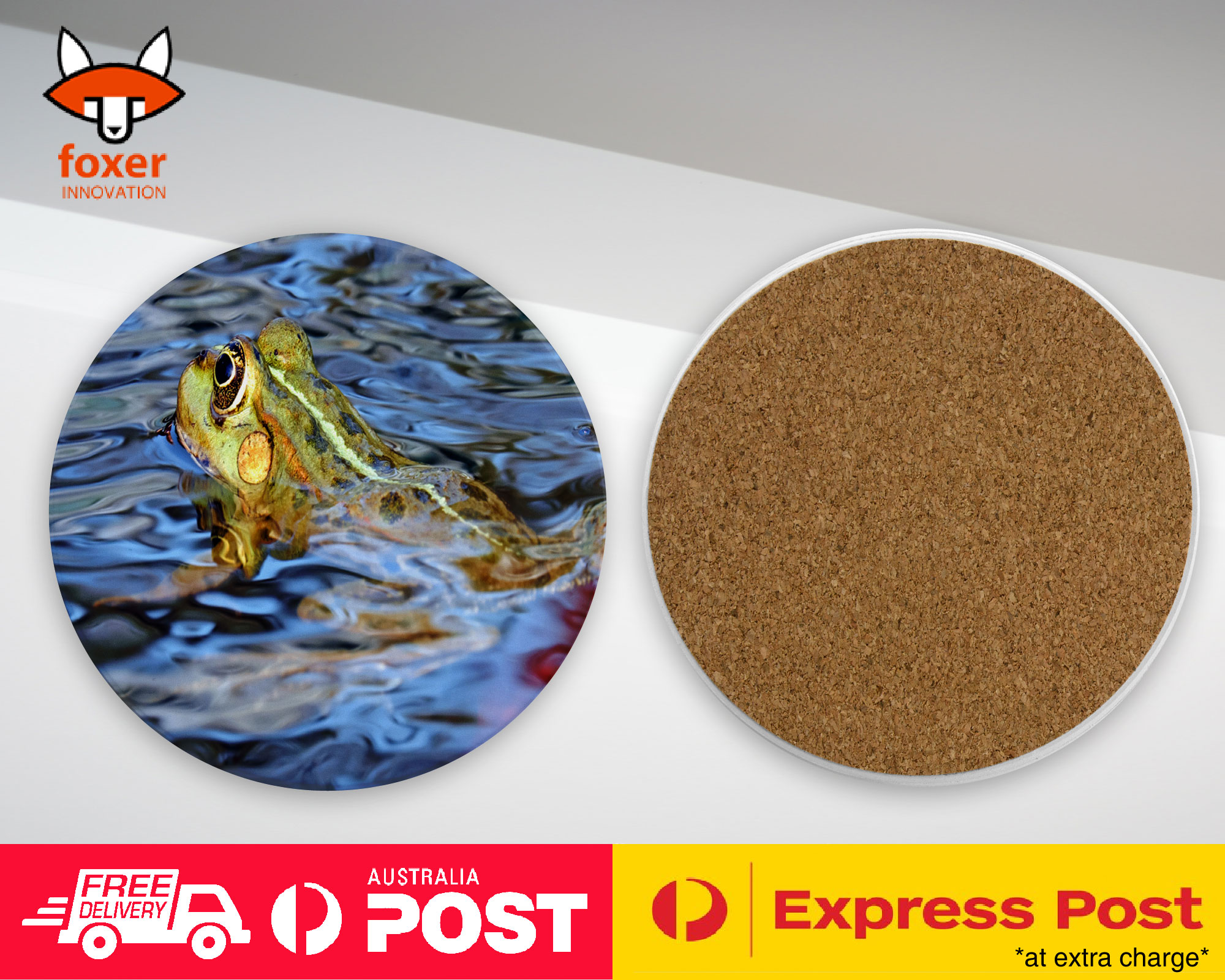 COASTER COFFEE DRINKING MAT|FROG TOAD AMPHIBIANS REPTILE #20