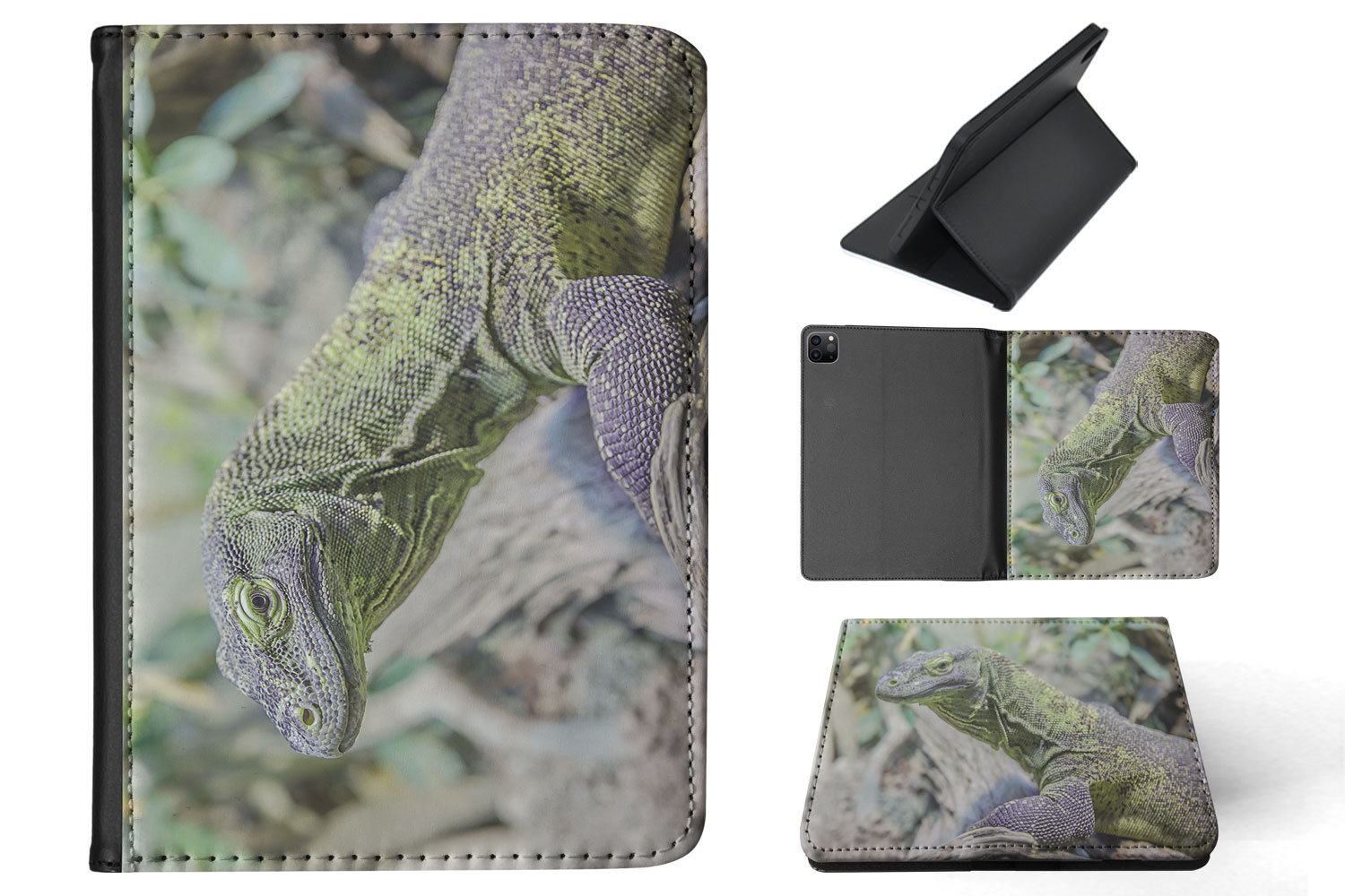 FUNDA FUNDA PARA IPAD DE APPLE|LAGARTO REPTIL CAMALEÓN #22 - Imagen 36 de 55