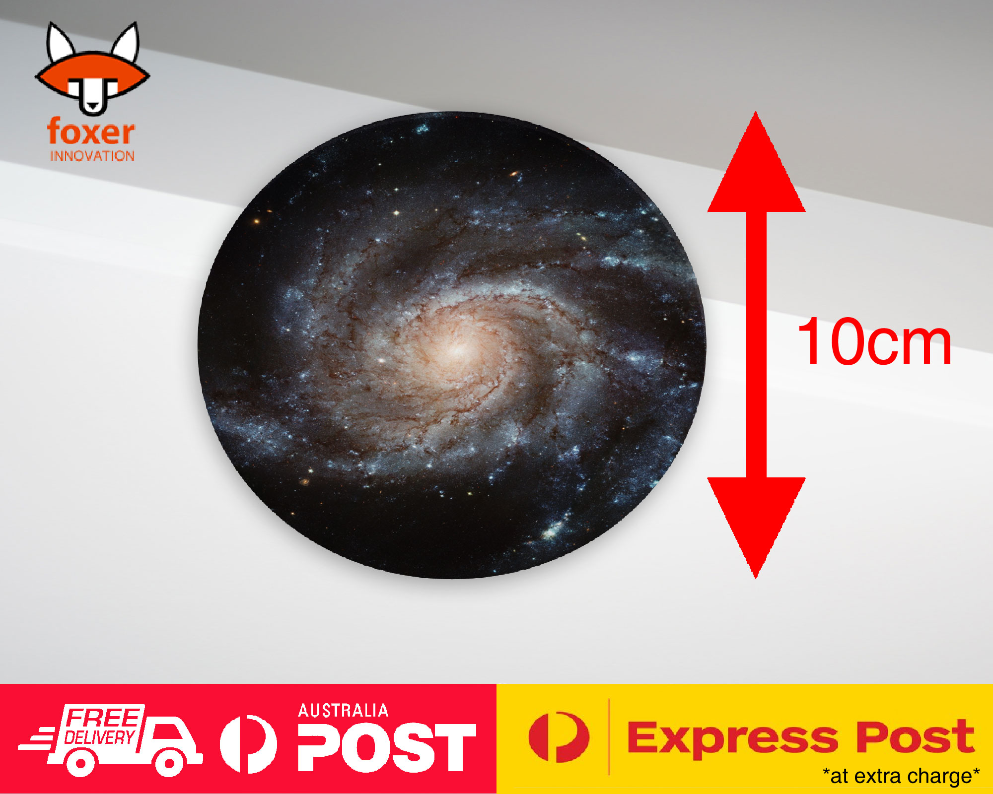 COASTER COFFEE DRINKING MAT|SPIRAL GALAXY STARS SPACE GRAVITY