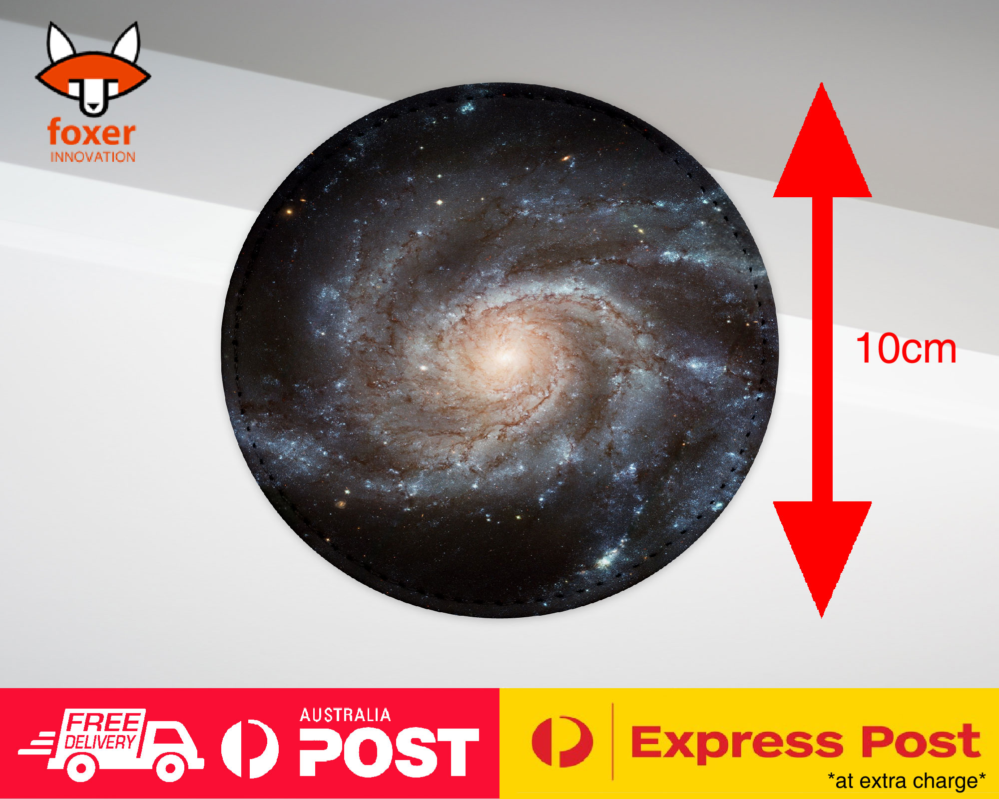 COASTER COFFEE DRINKING MAT|SPIRAL GALAXY STARS SPACE GRAVITY