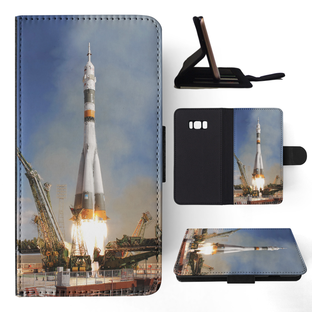 FLIP CASE FOR SAMSUNG GALAXY|COOL SPACE ROCKET LAUNCH #6 - Picture 101 of 120