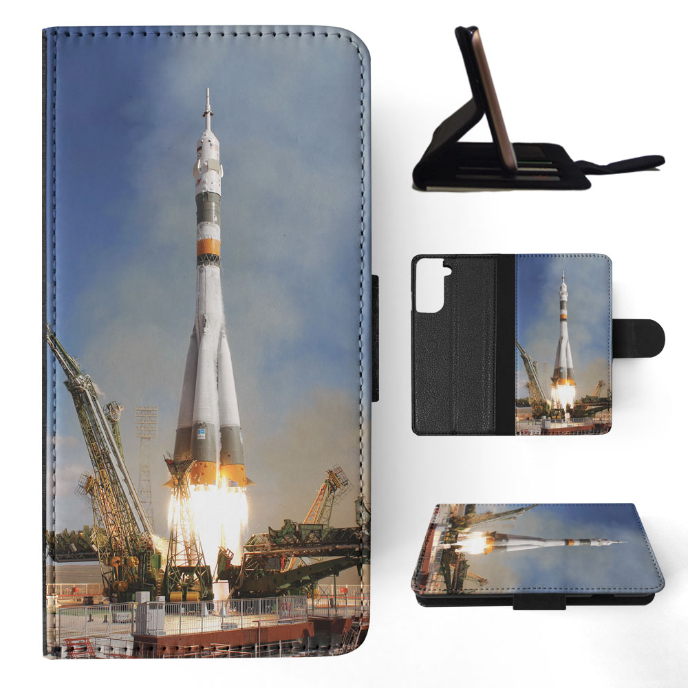 FLIP CASE FOR SAMSUNG GALAXY|COOL SPACE ROCKET LAUNCH #6 - Picture 56 of 120
