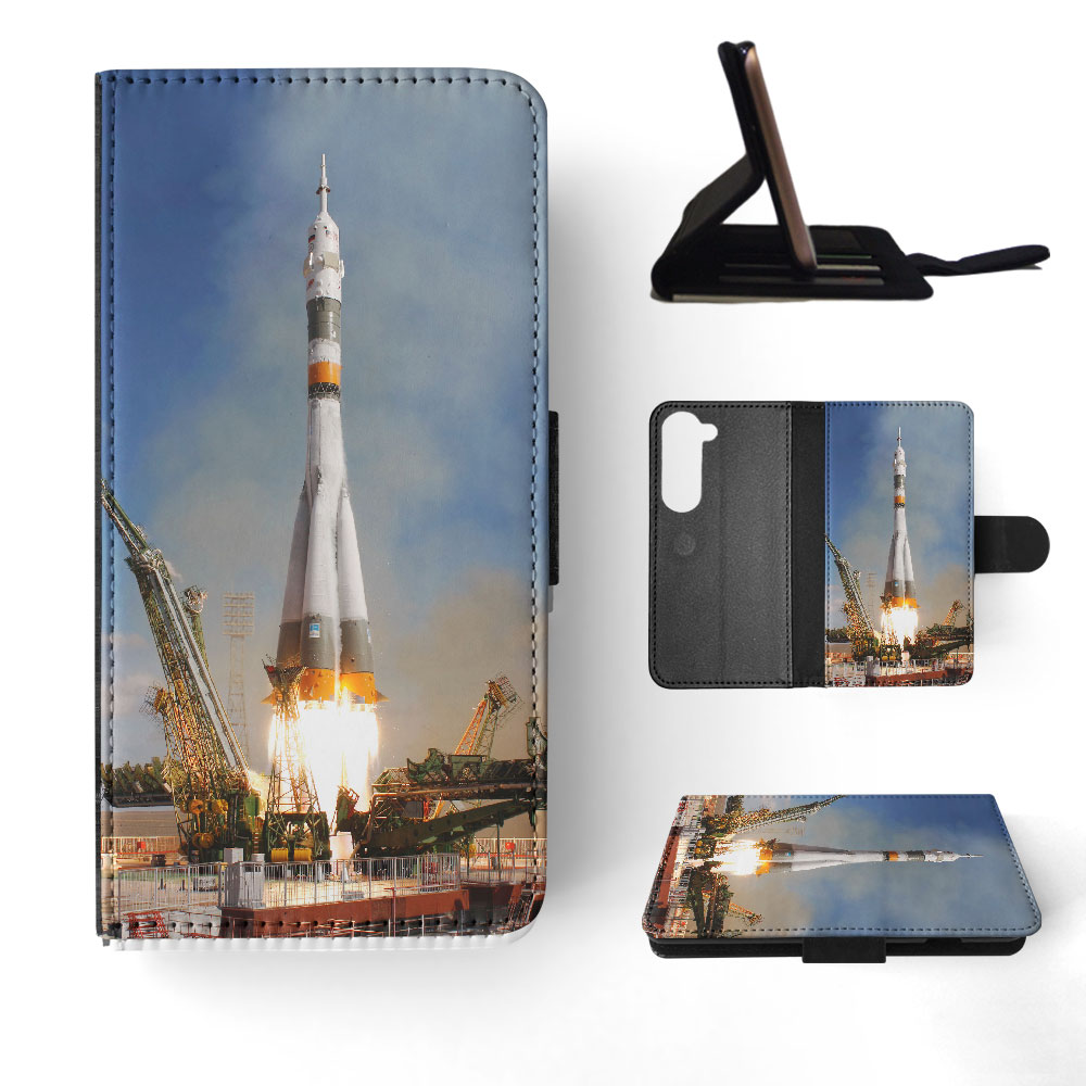 FLIP CASE FOR SAMSUNG GALAXY|COOL SPACE ROCKET LAUNCH #6 - Picture 31 of 120