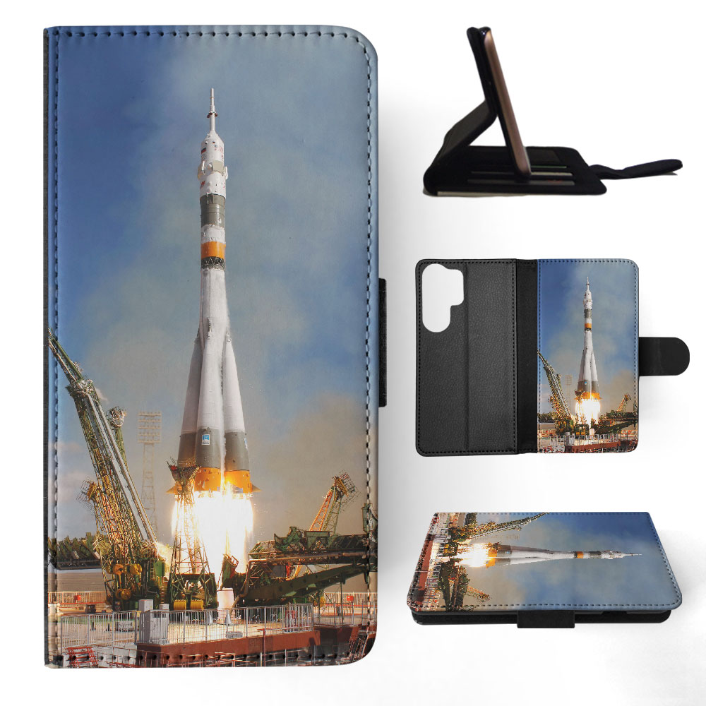 FLIP CASE FOR SAMSUNG GALAXY|COOL SPACE ROCKET LAUNCH #6 - Picture 21 of 120