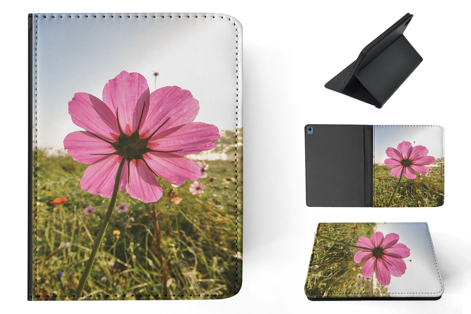 FUNDA FUNDA PARA APPLE IPAD|HERMOSA FLOR ROSA - Imagen 11 de 55