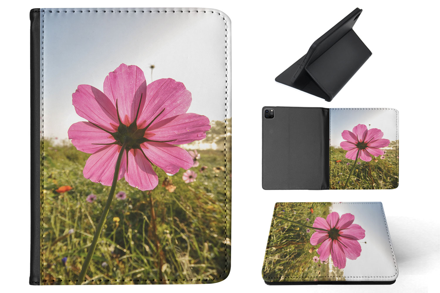 FUNDA FUNDA PARA APPLE IPAD|HERMOSA FLOR ROSA - Imagen 36 de 55