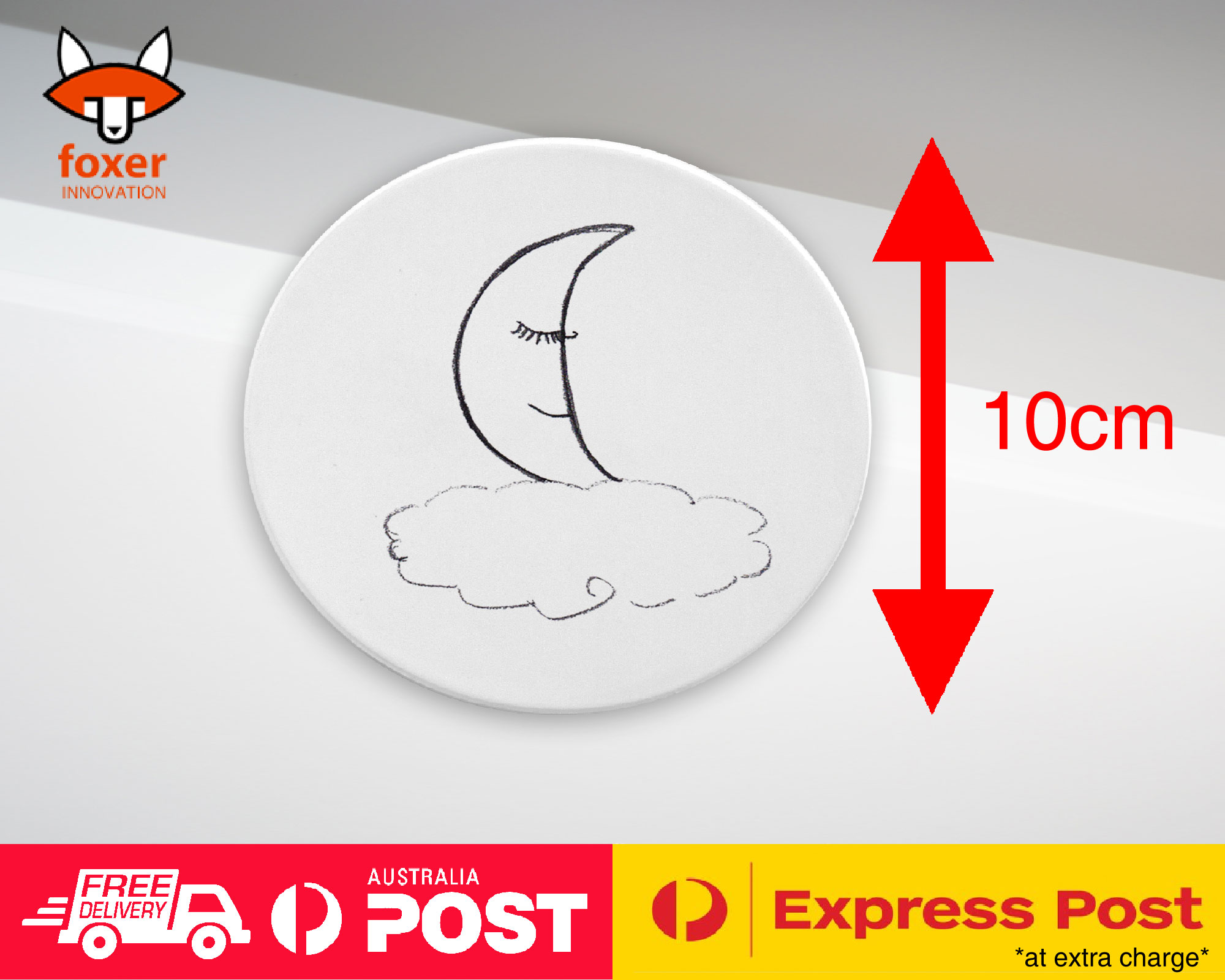 COASTER COFFEE DRINKING MAT|MOON CLOUD SKETCH ART DRAWING