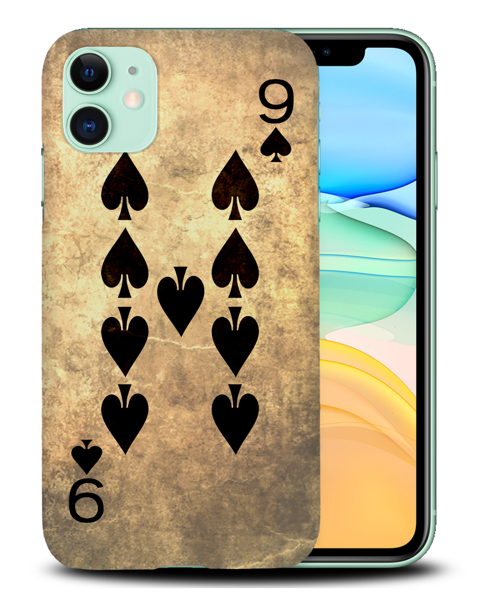 CASE COVER FOR APPLE IPHONE|NINE 9 OF SPADES PLAYING CARDS - Picture 24 of 44