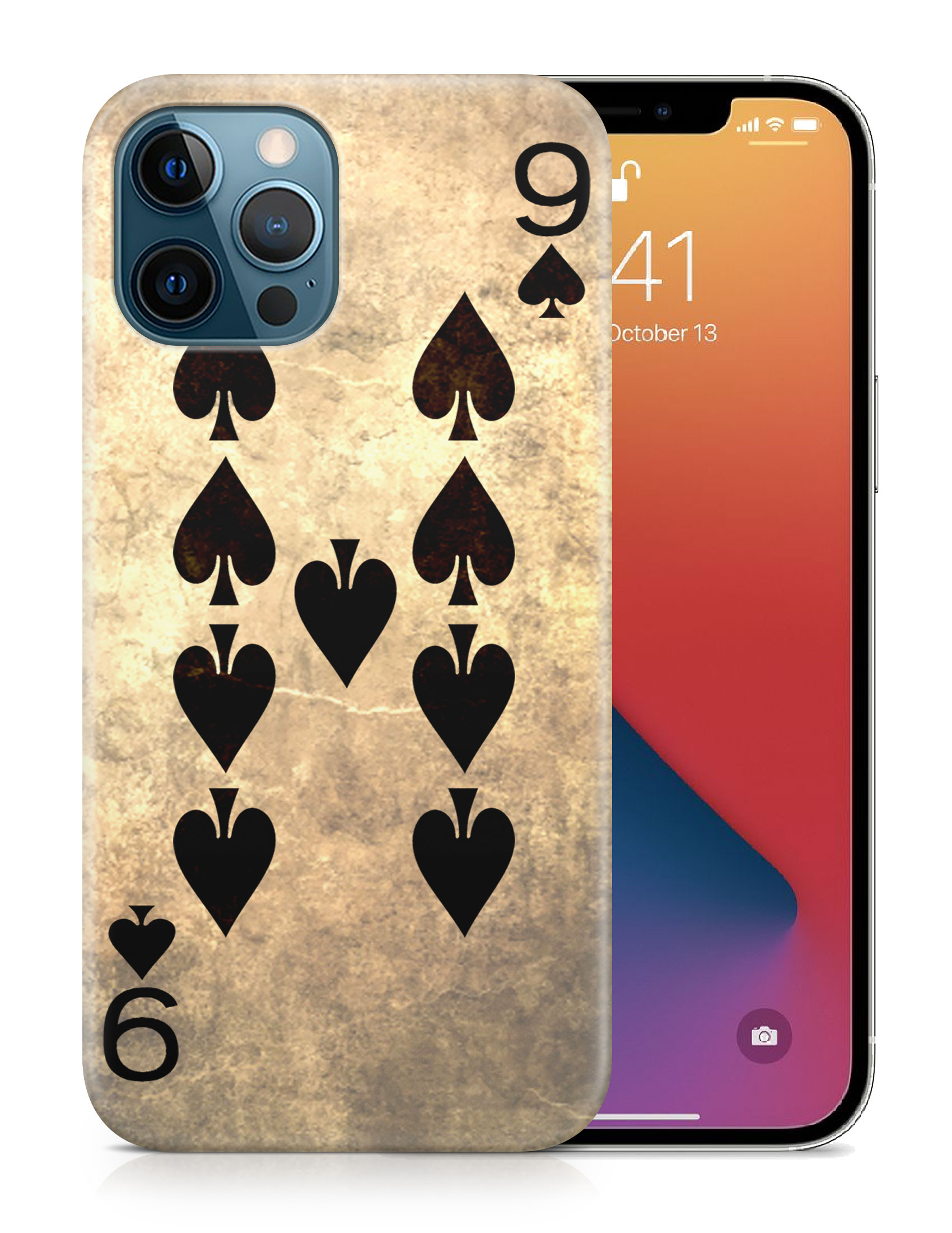 CASE COVER FOR APPLE IPHONE|NINE 9 OF SPADES PLAYING CARDS - Picture 19 of 44