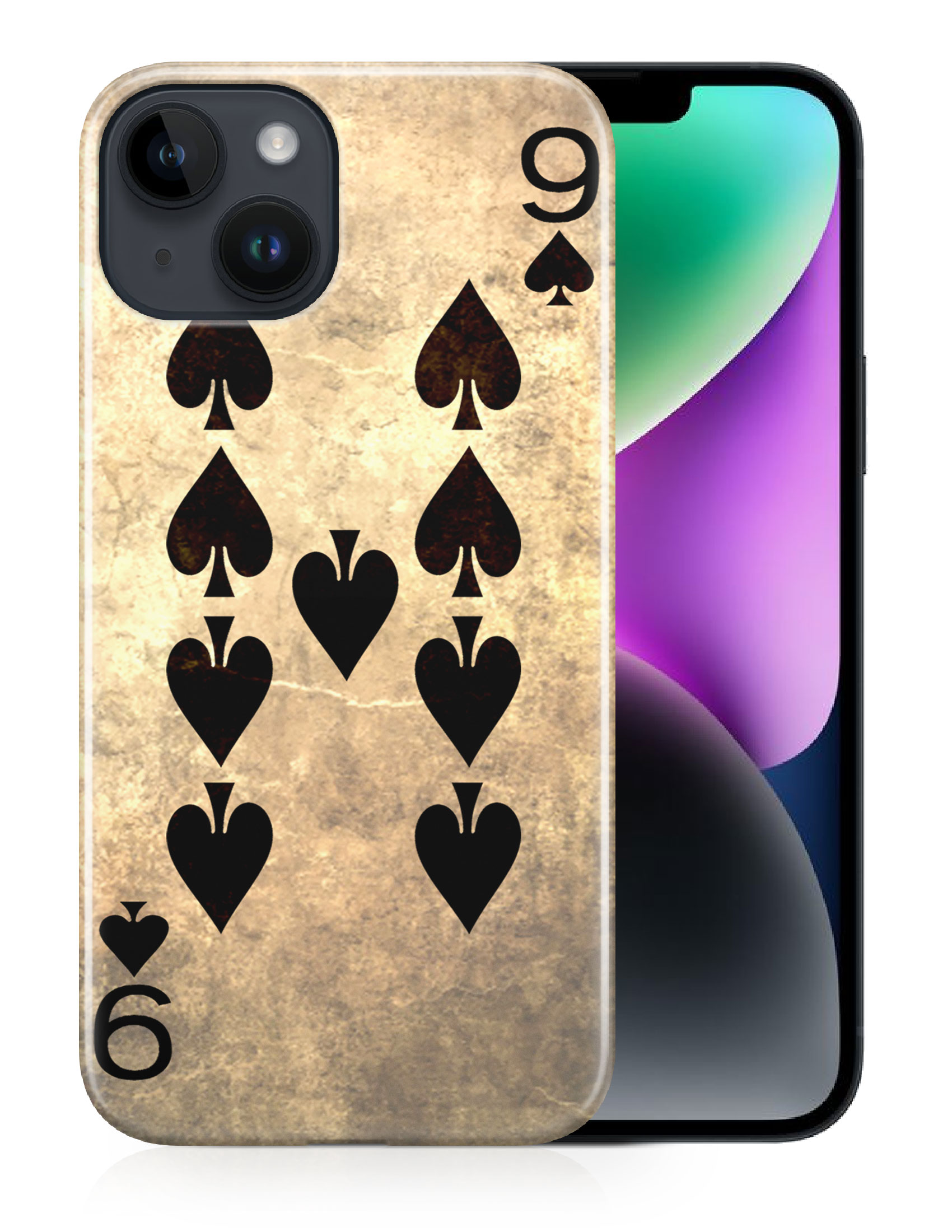 CASE COVER FOR APPLE IPHONE|NINE 9 OF SPADES PLAYING CARDS - Picture 12 of 44