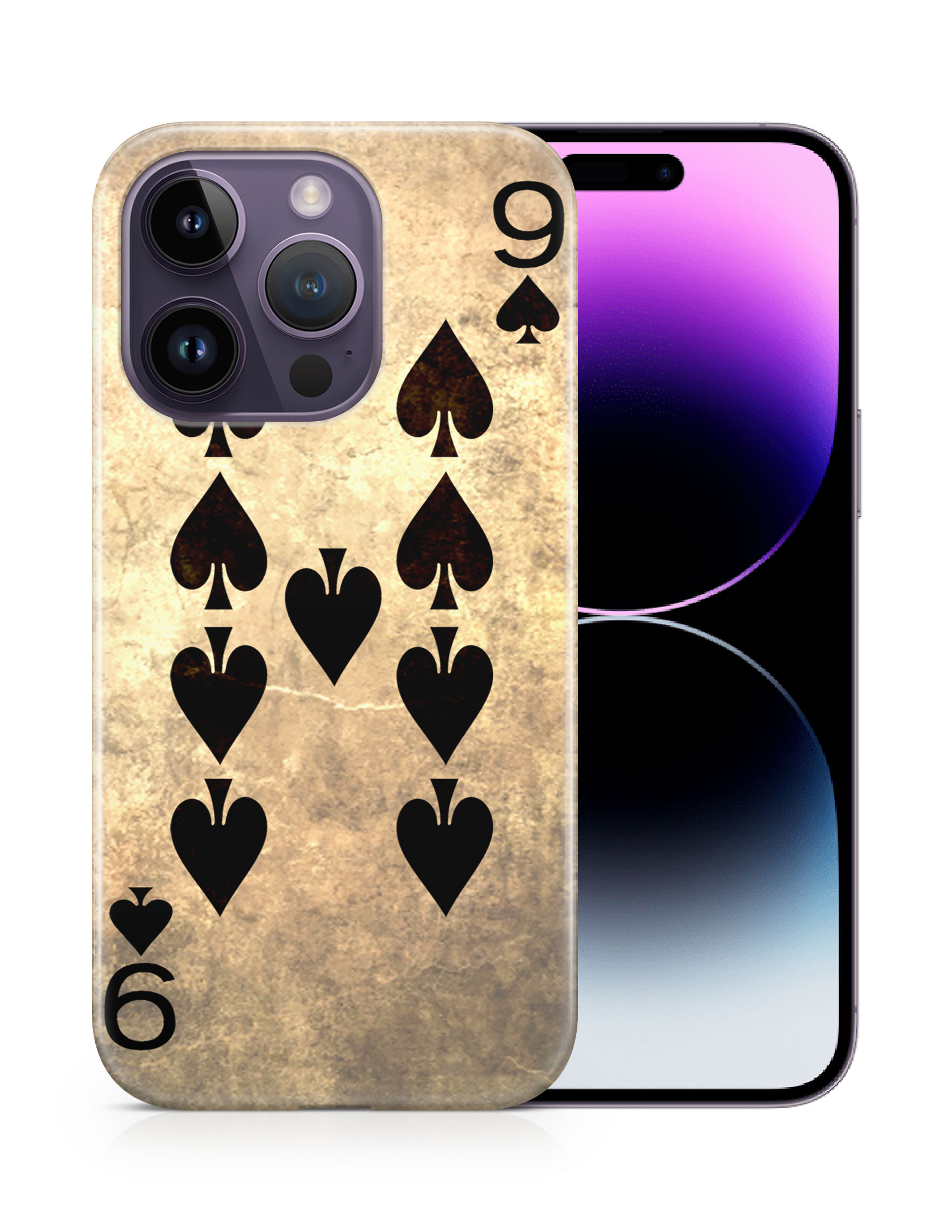 CASE COVER FOR APPLE IPHONE|NINE 9 OF SPADES PLAYING CARDS - Picture 11 of 44
