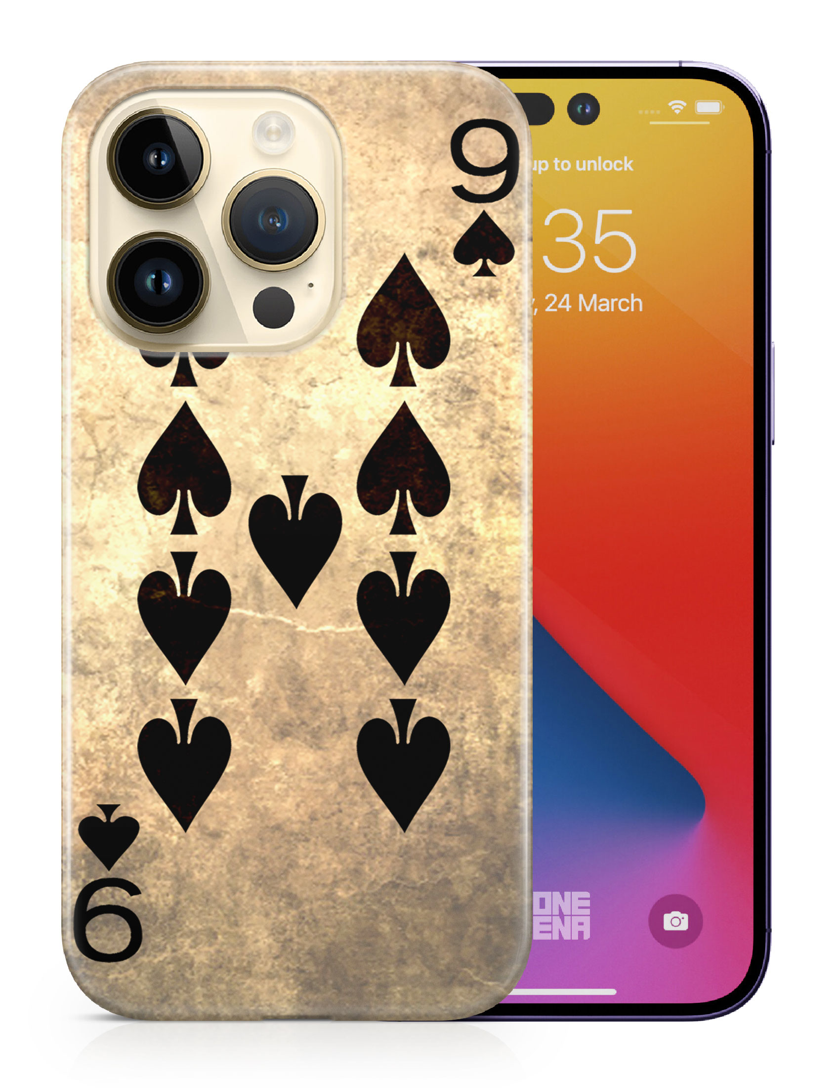 CASE COVER FOR APPLE IPHONE|NINE 9 OF SPADES PLAYING CARDS - Picture 10 of 44