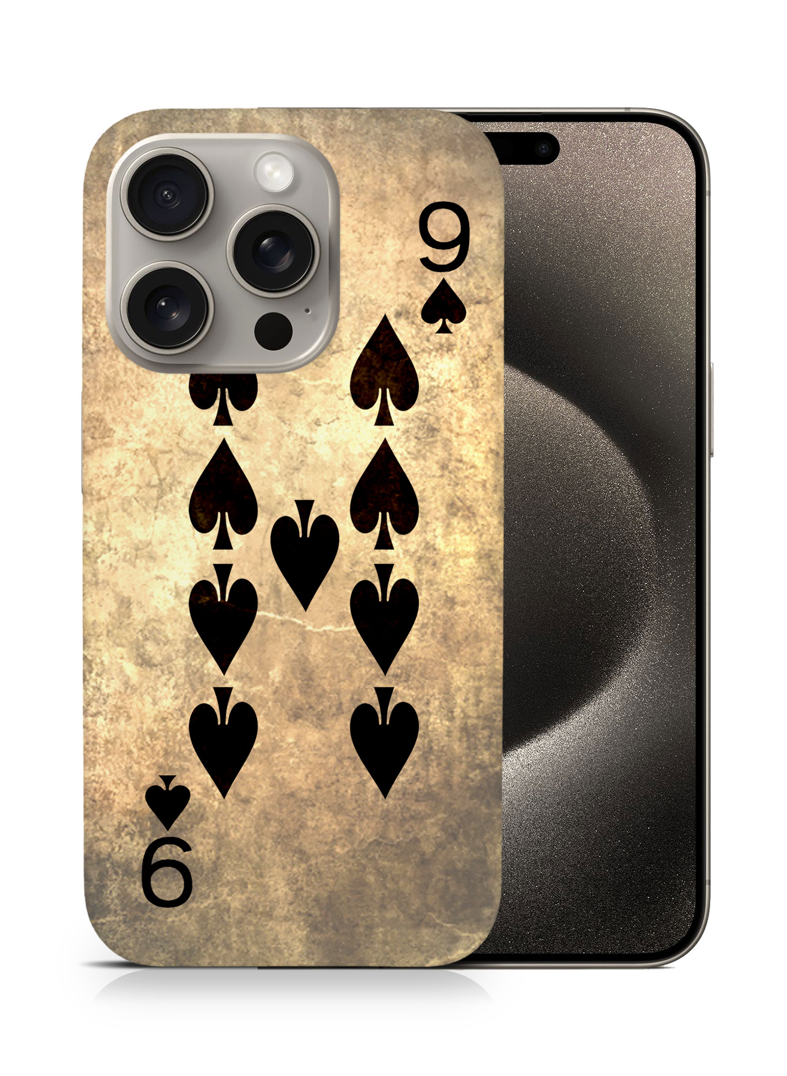 CASE COVER FOR APPLE IPHONE|NINE 9 OF SPADES PLAYING CARDS - Picture 7 of 44