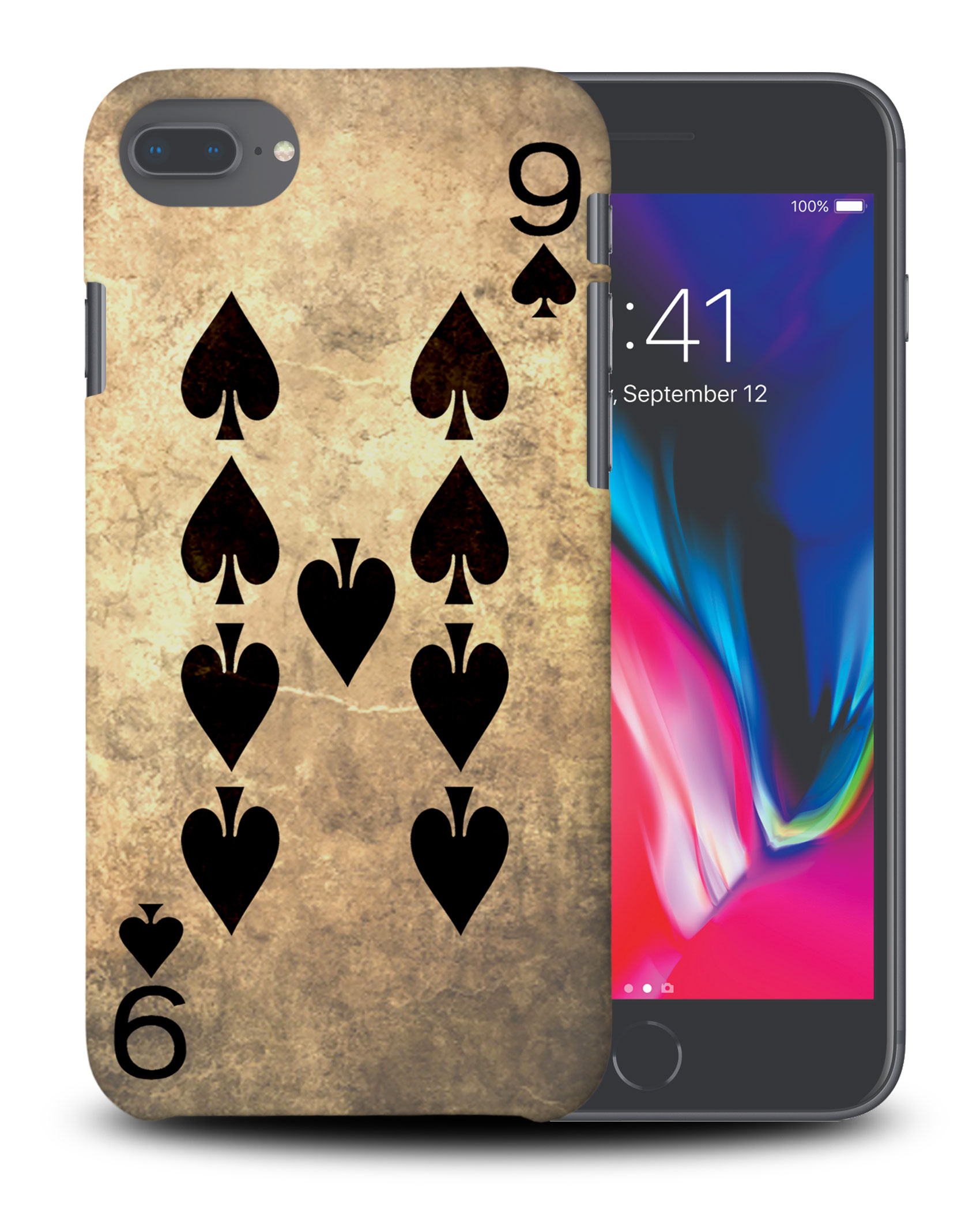 CASE COVER FOR APPLE IPHONE|NINE 9 OF SPADES PLAYING CARDS - Picture 30 of 44
