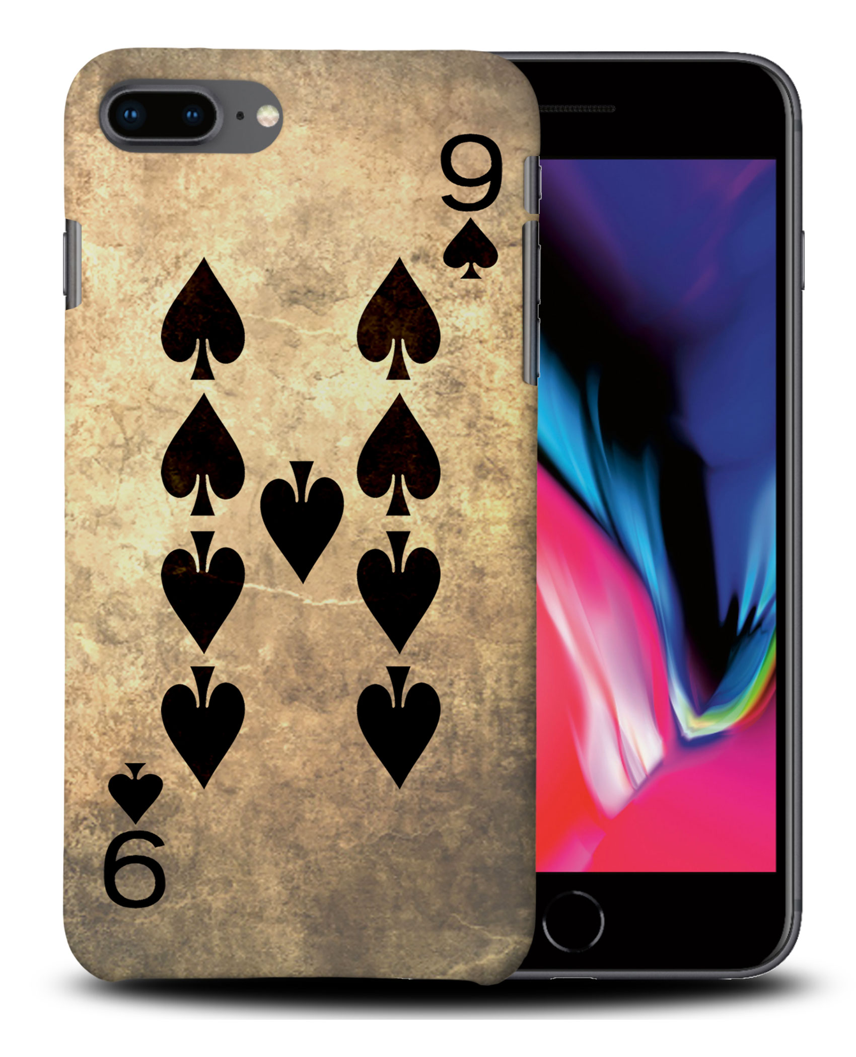CASE COVER FOR APPLE IPHONE|NINE 9 OF SPADES PLAYING CARDS - Picture 29 of 44
