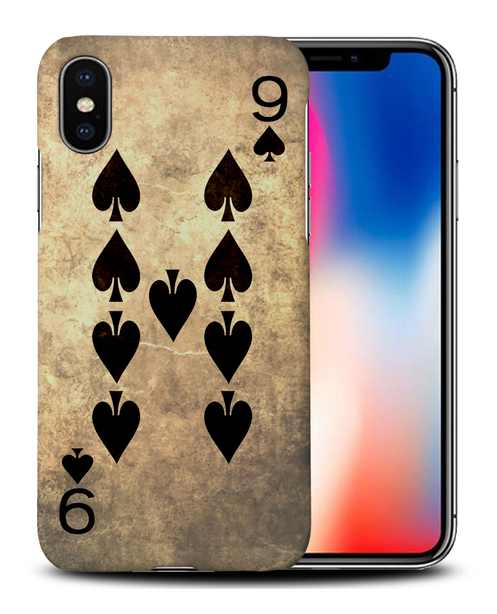 CASE COVER FOR APPLE IPHONE|NINE 9 OF SPADES PLAYING CARDS - Picture 26 of 44