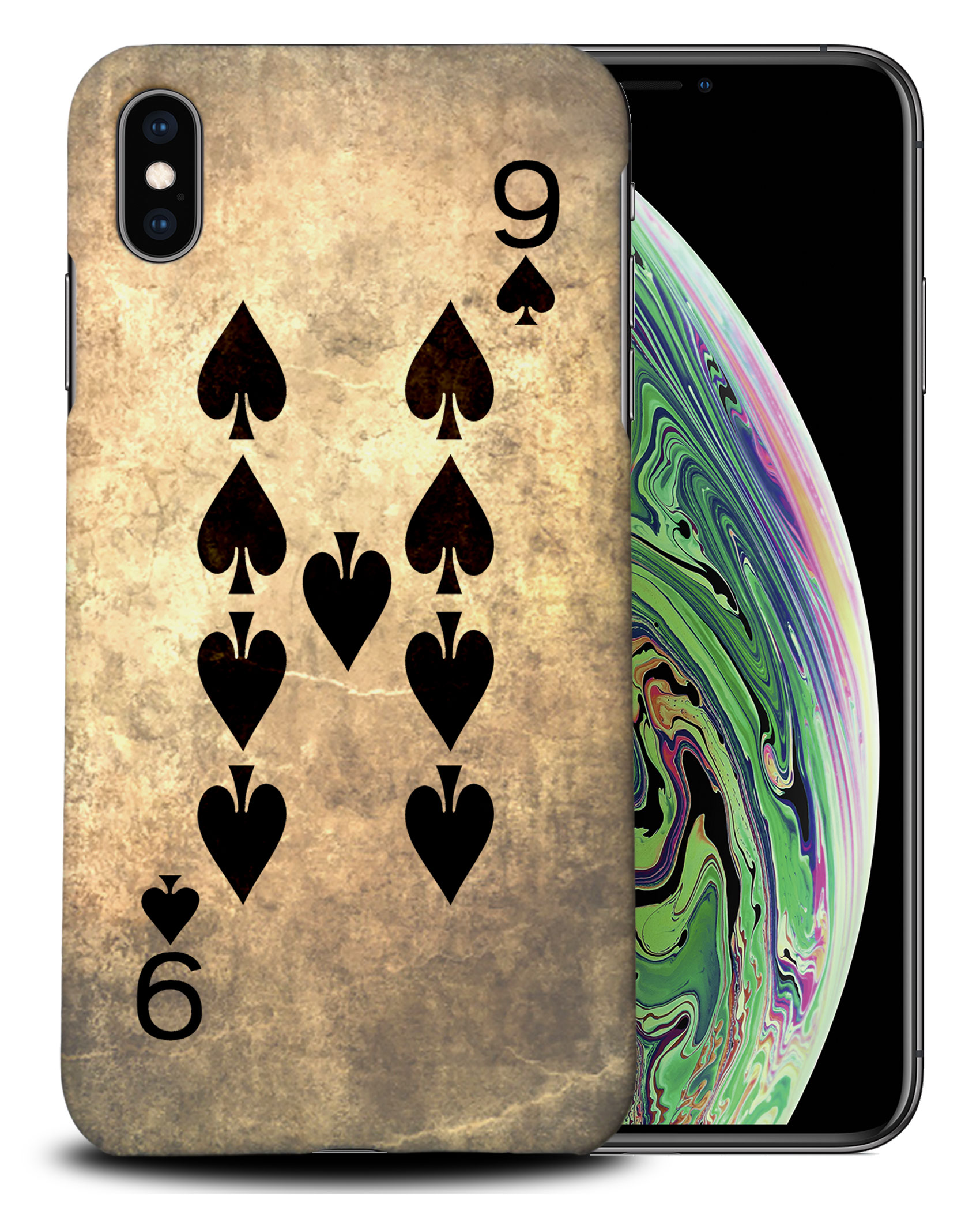 CASE COVER FOR APPLE IPHONE|NINE 9 OF SPADES PLAYING CARDS - Picture 25 of 44