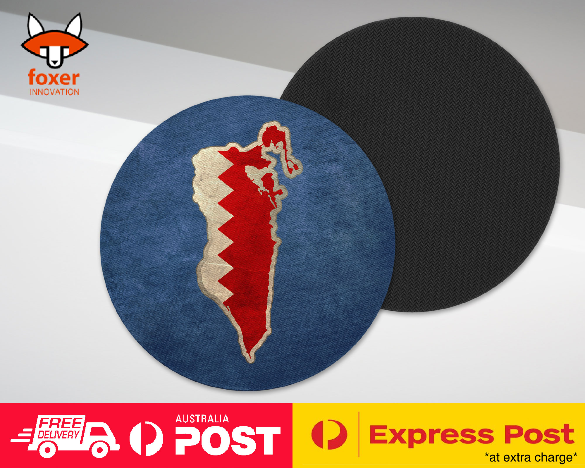 COASTER COFFEE DRINKING MAT|BAHRAIN NATIONAL COUNTRY FLAG