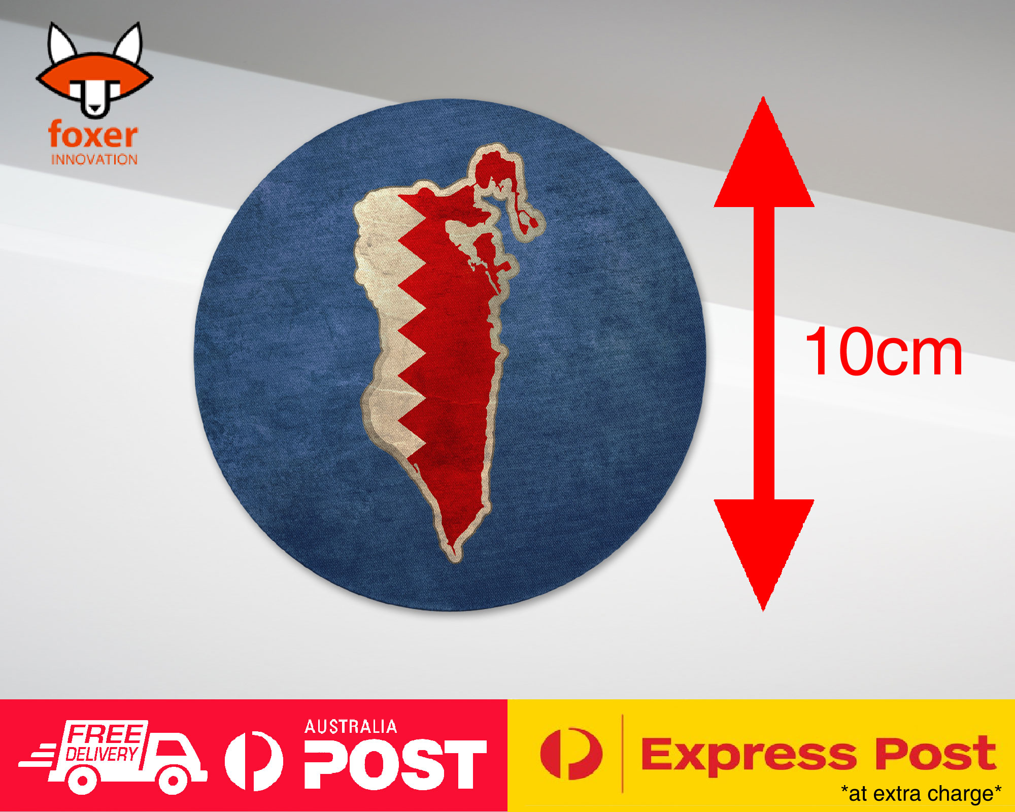 COASTER COFFEE DRINKING MAT|BAHRAIN NATIONAL COUNTRY FLAG