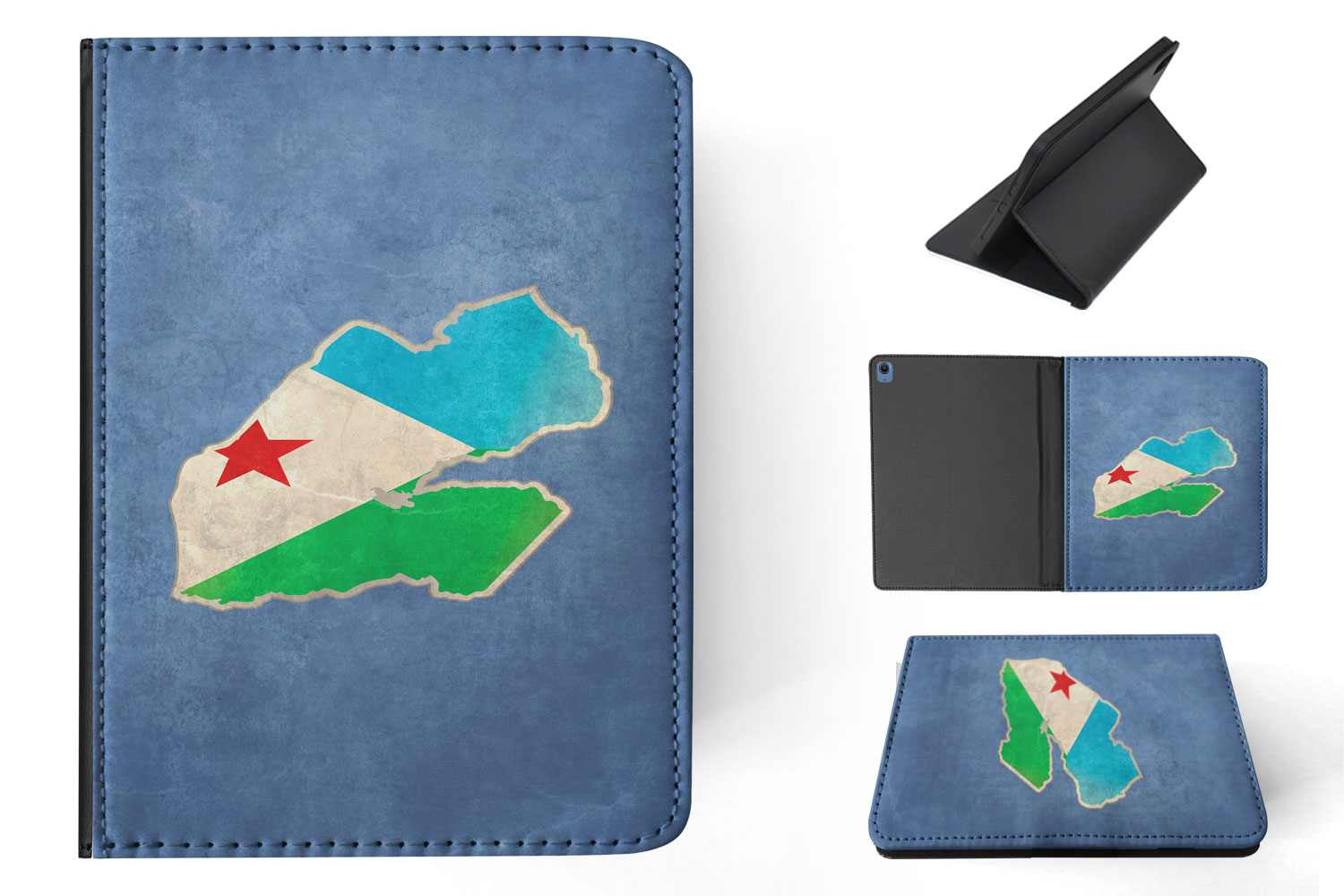 CASE COVER FOR APPLE IPAD|DJIBOUTI NATIONAL COUNTRY FLAG