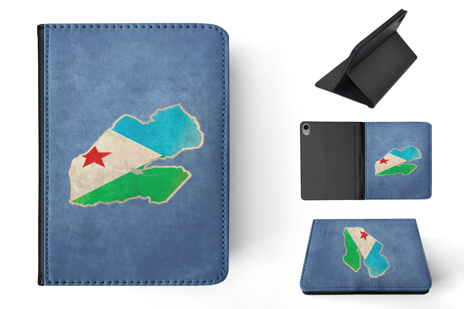 CASE COVER FOR APPLE IPAD|DJIBOUTI NATIONAL COUNTRY FLAG