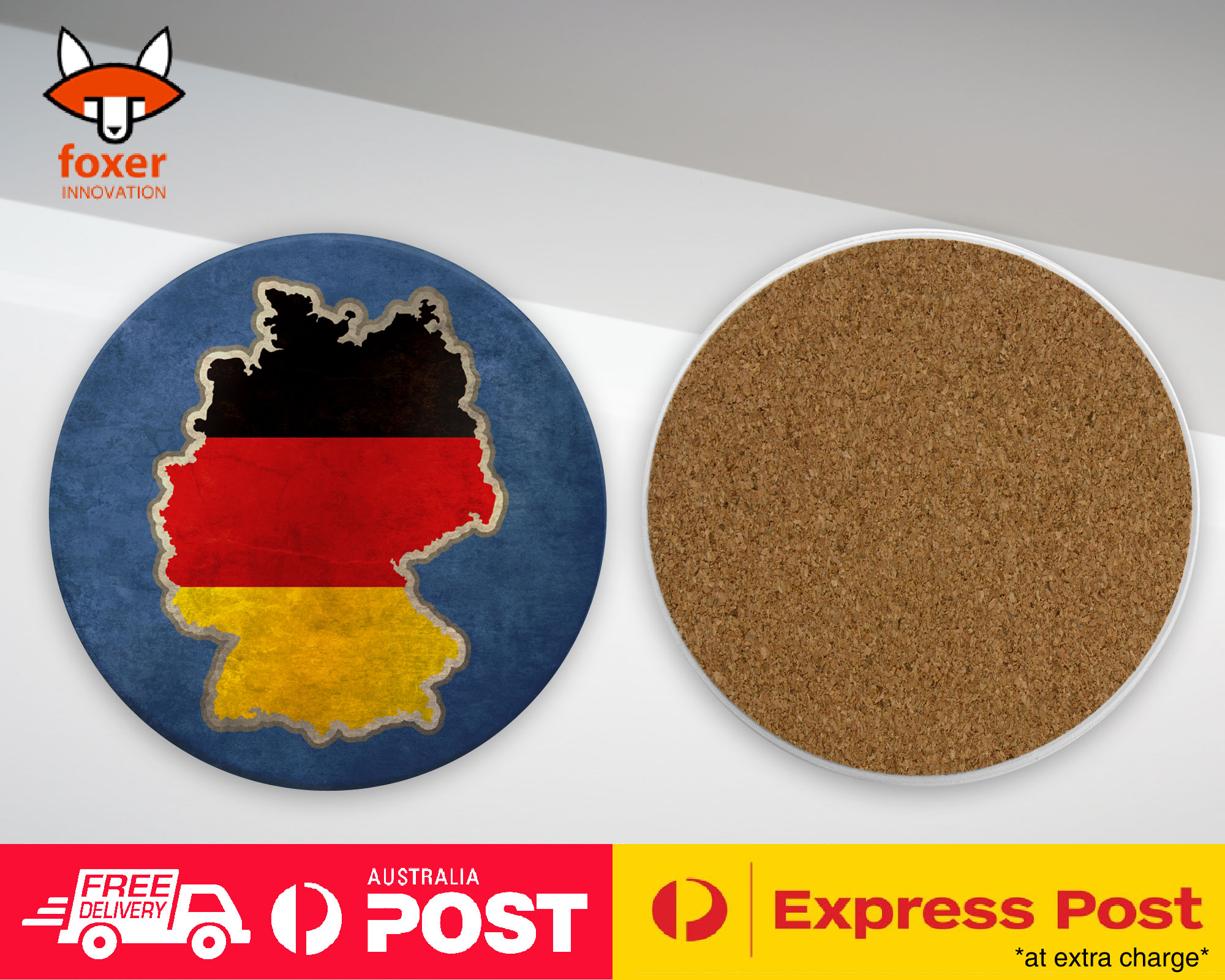 COASTER COFFEE DRINKING MAT|GERMANY NATIONAL COUNTRY FLAG