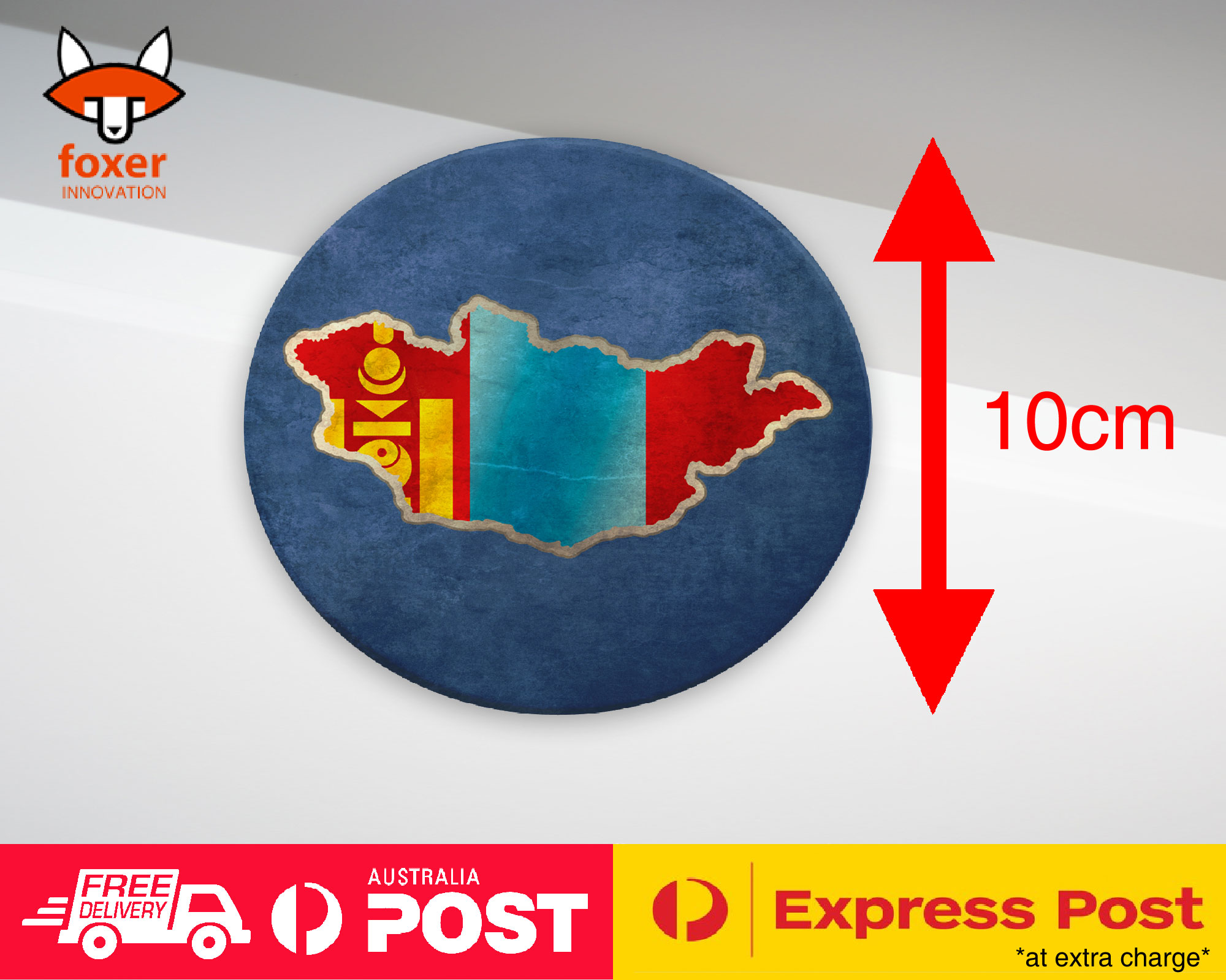 COASTER COFFEE DRINKING MAT|MONGOLIA NATIONAL COUNTRY FLAG