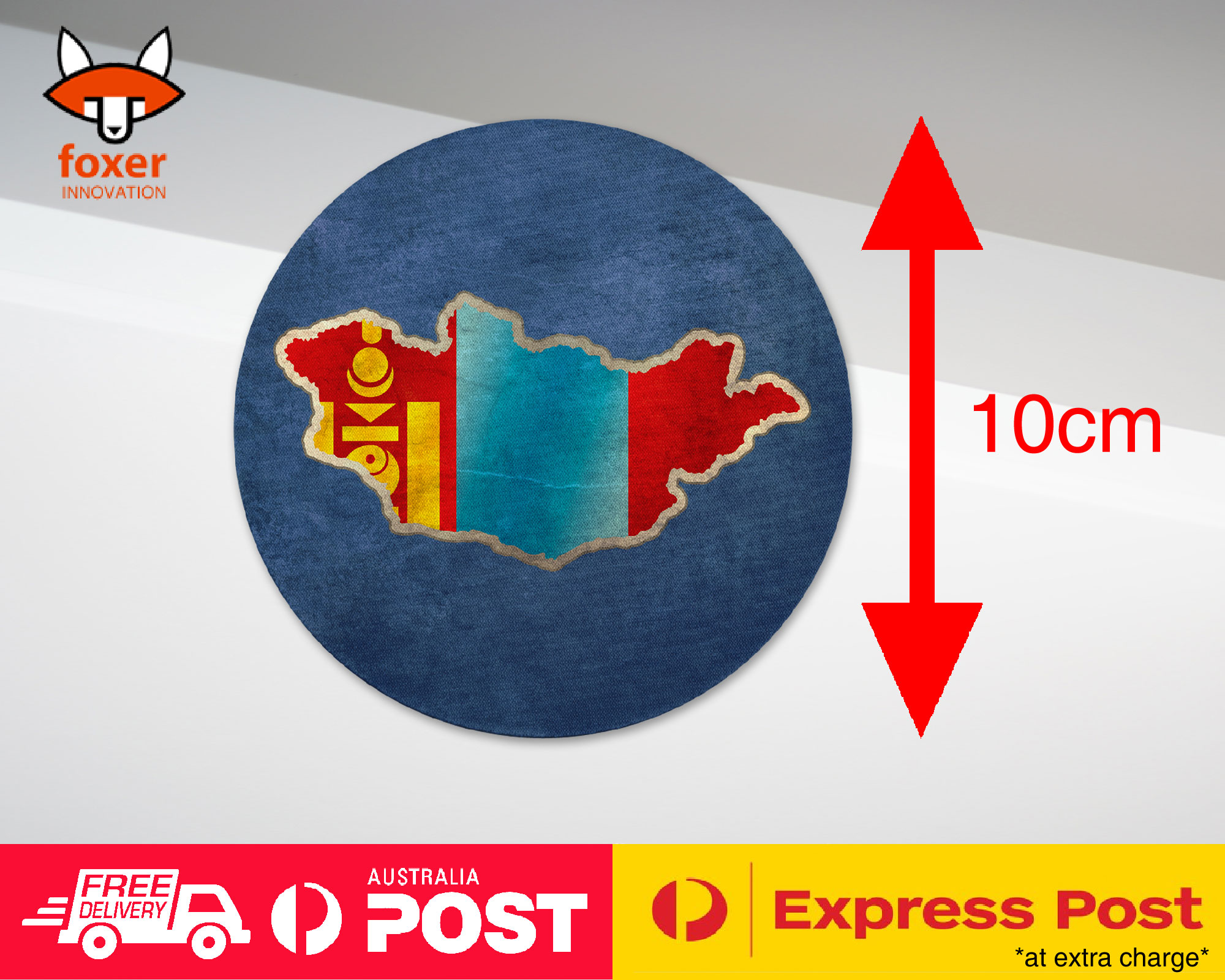 COASTER COFFEE DRINKING MAT|MONGOLIA NATIONAL COUNTRY FLAG