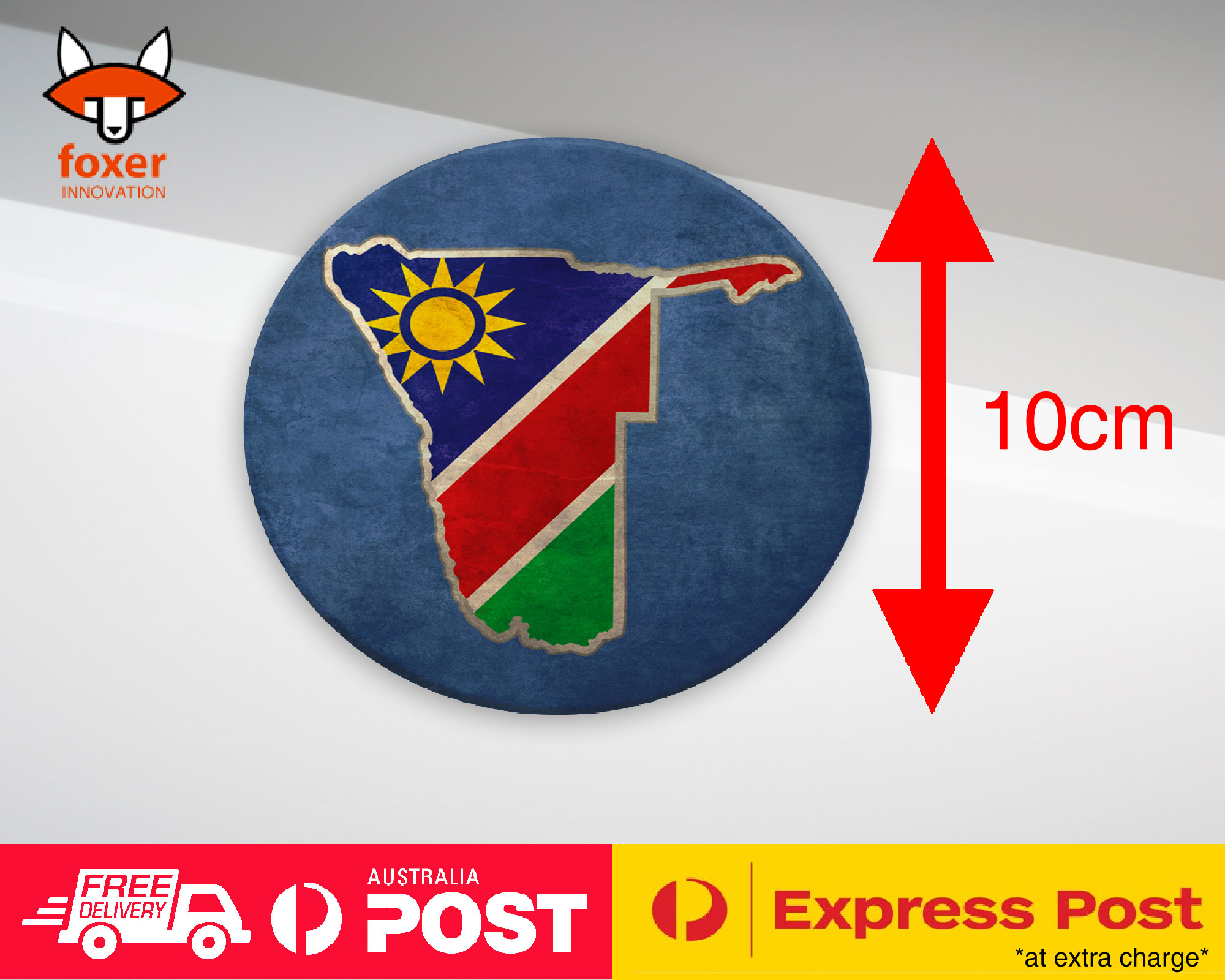 COASTER COFFEE DRINKING MAT|NAMIBIA NATIONAL COUNTRY FLAG